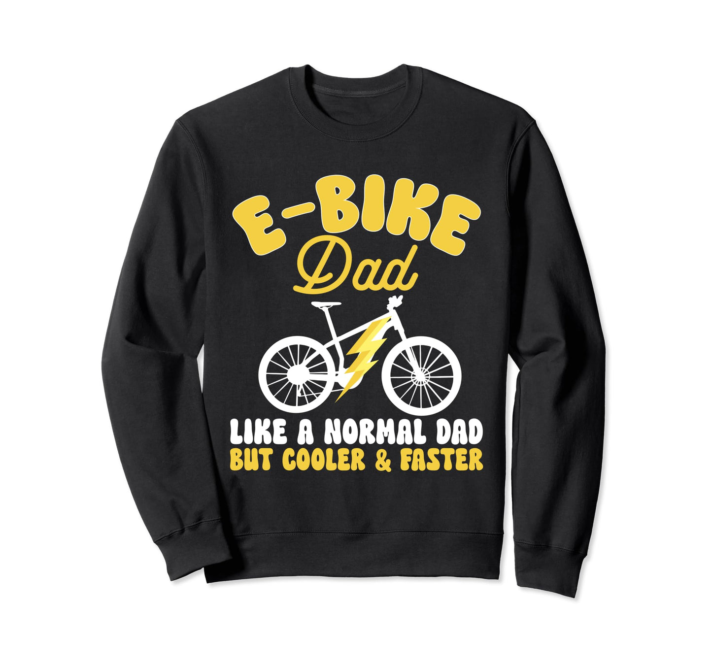 Electric Bike Cycling Biker E Sweatshirt - Aesthetic Graphic for Adults - T-Shirt, Sweatshirt, Hoodie