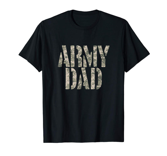 Army Dad Proud Military Father T-Shirt - Minimalist Print Men Women - T-Shirt, Sweatshirt, Hoodie