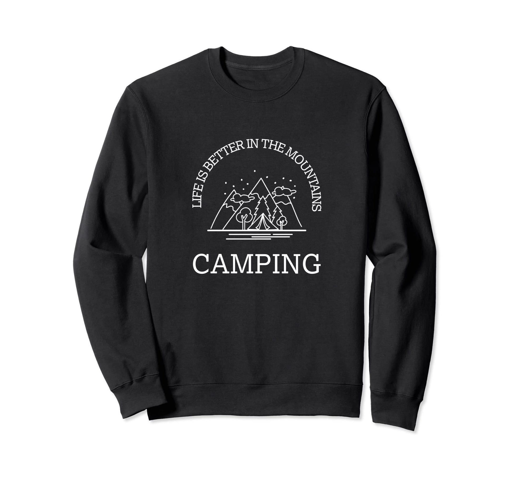 Hiking Mountains Nature Wildlife Sweatshirt - Streetwear Style Unisex - T-Shirt, Sweatshirt, Hoodie