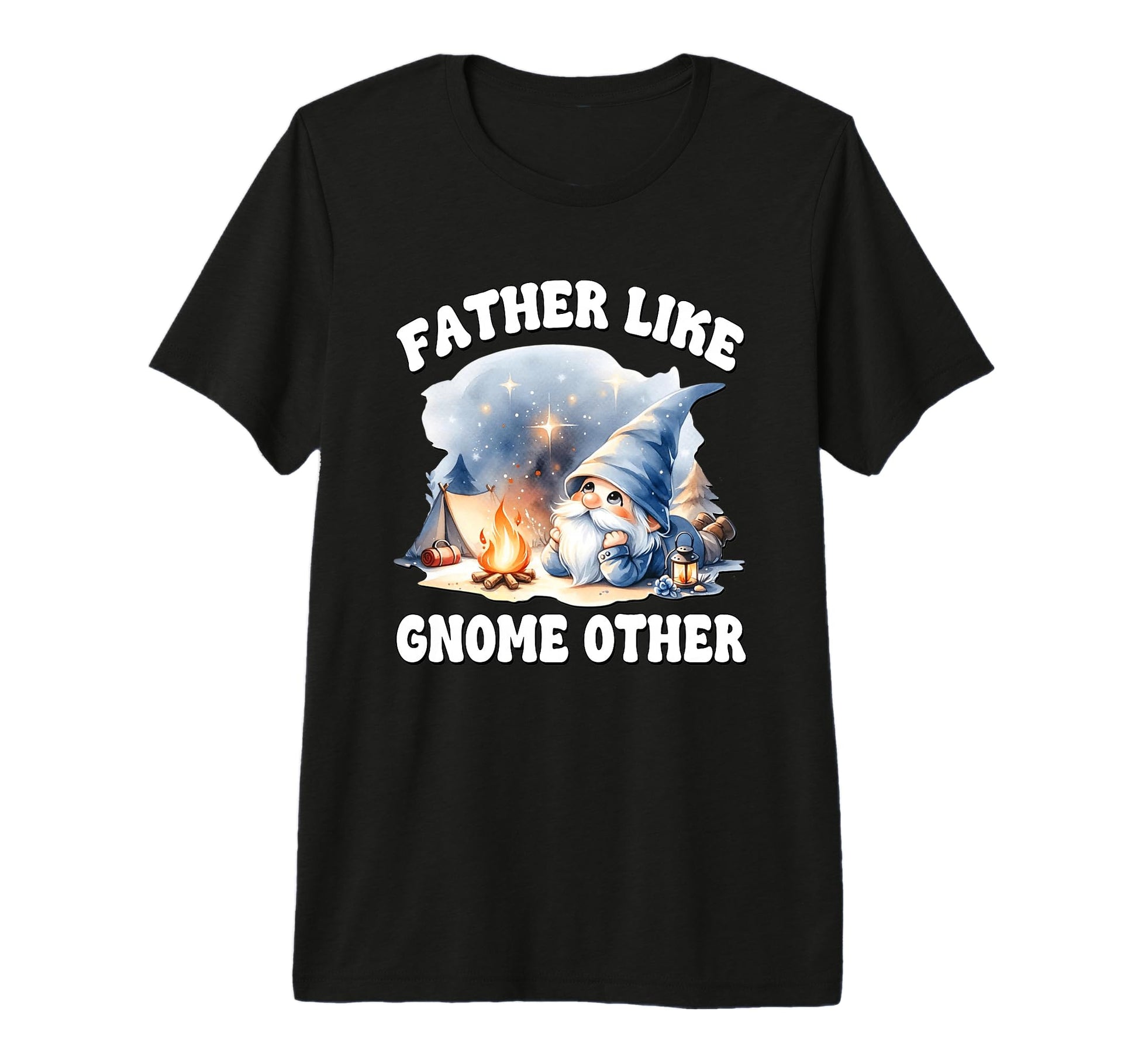 Funny Camping Dad Camper Fathers Day T-Shirt - Custom Art Print Unisex - T-Shirt, Sweatshirt, Hoodie