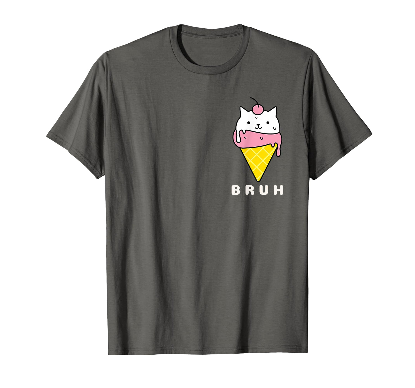 Ice Cream Cat Funny Cat Lover Cat Mom Cat T-Shirt - Graphic Print Unisex - T-Shirt, Sweatshirt, Hoodie