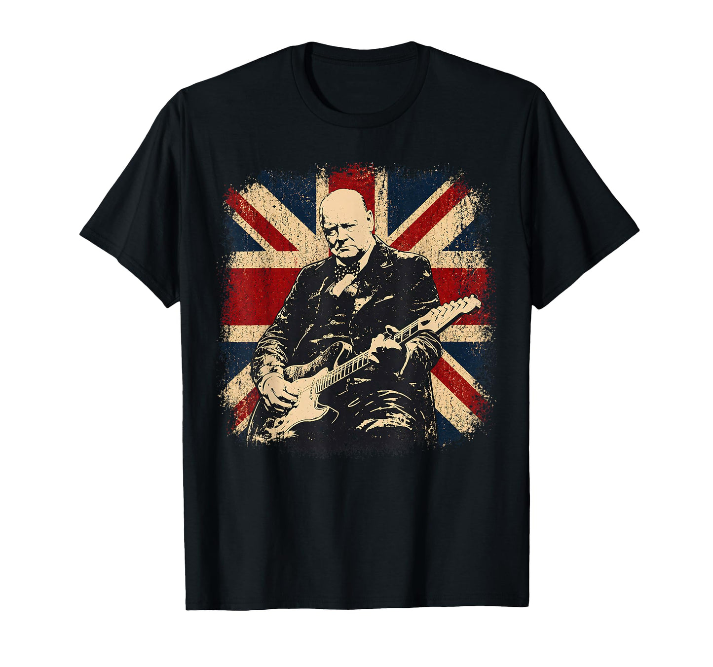 Winston Churchill Playing T-Shirt - Casual Everyday Wear for Adults - T-Shirt, Sweatshirt, Hoodie