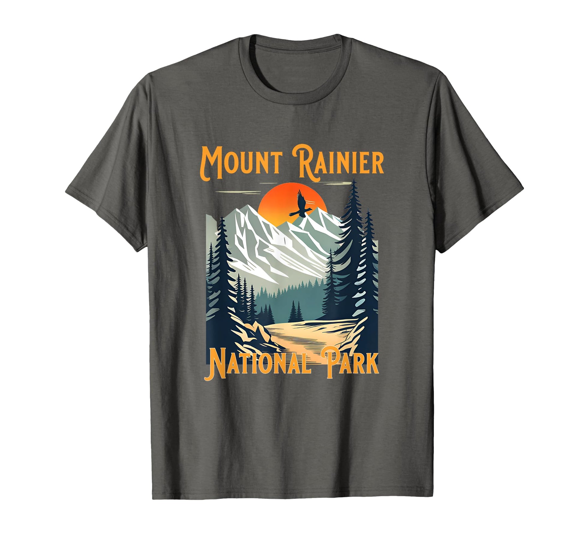 Mount Rainier National Park Souvenir T-Shirt - Novelty Apparel Unisex - T-Shirt, Sweatshirt, Hoodie
