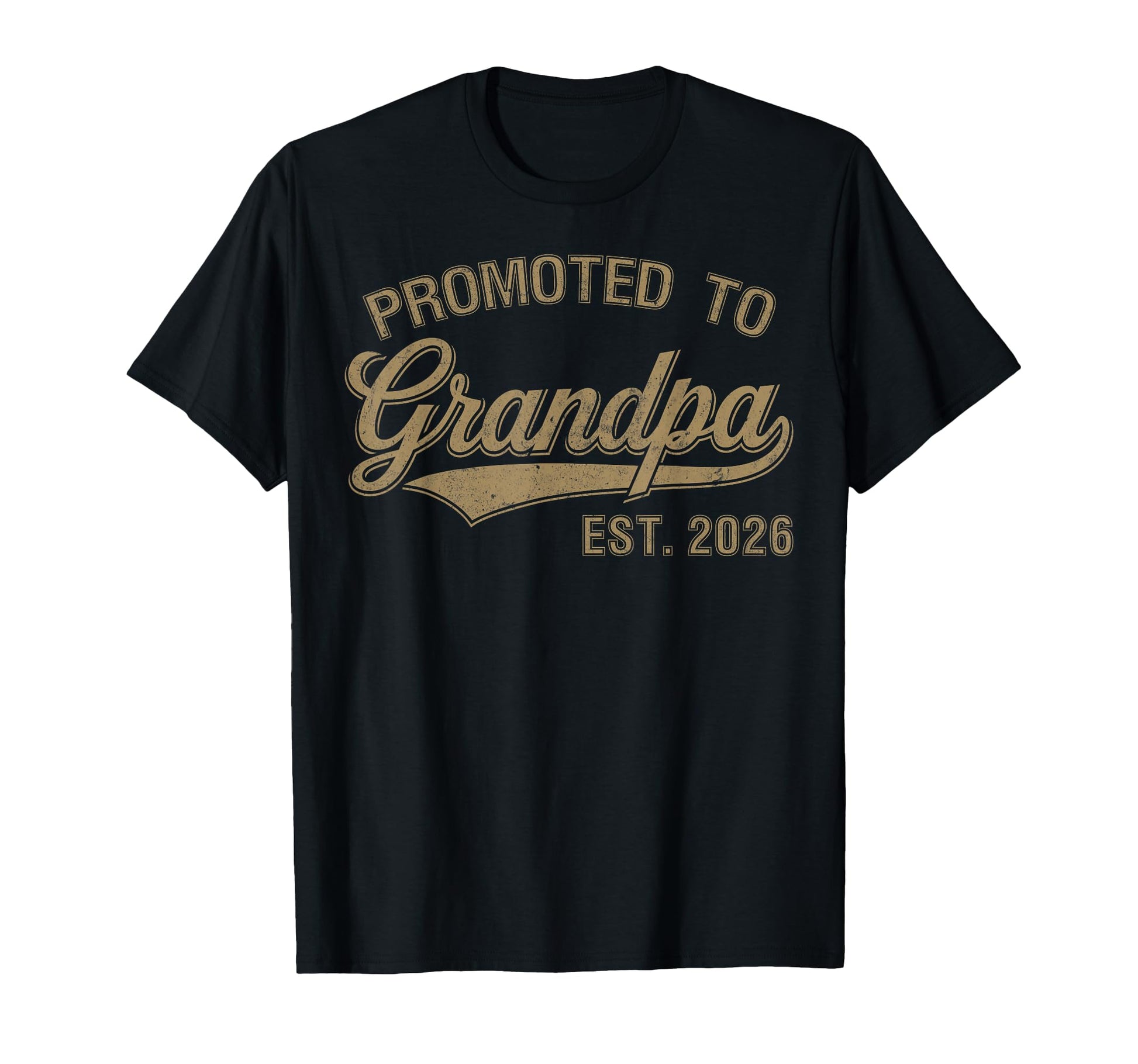 Mens Promoted To Grandpa Est 2026 T-Shirt - Unique Graphic for Adults - T-Shirt, Sweatshirt, Hoodie