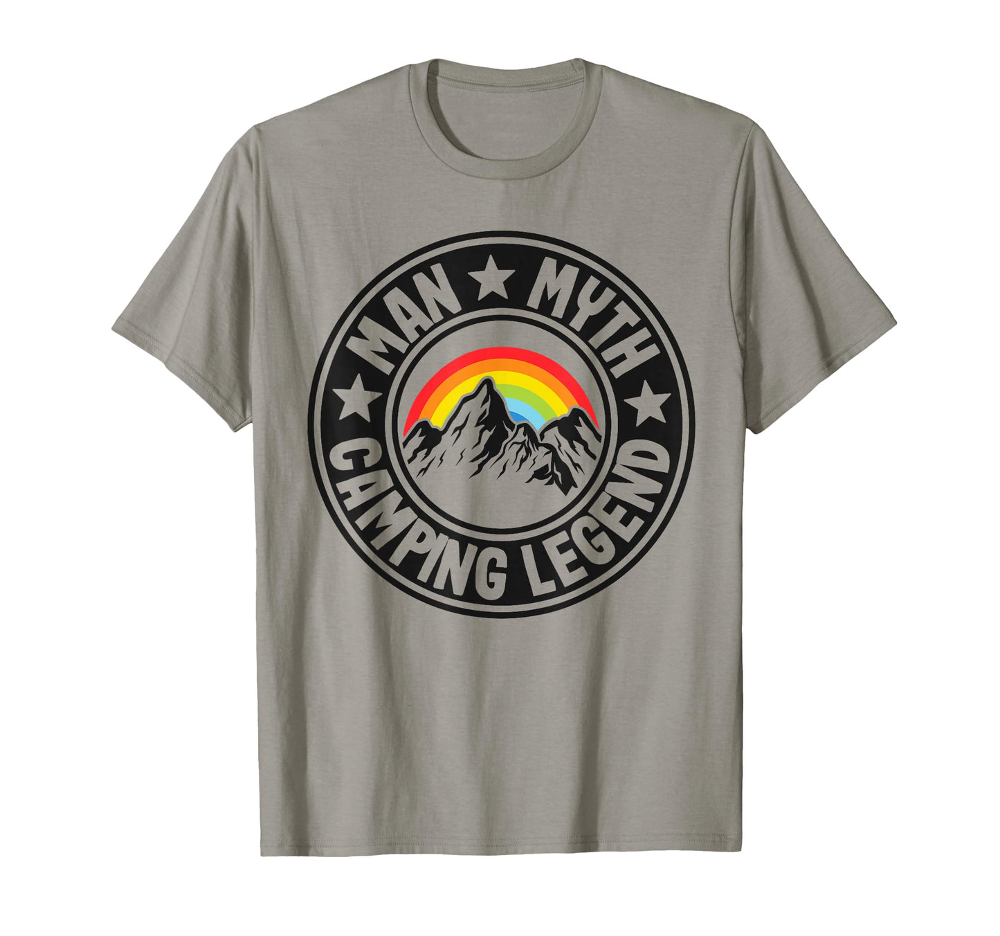 Myth Camping Legend Rv Camper Dad T-Shirt - Aesthetic Graphic for Adults - T-Shirt, Sweatshirt, Hoodie