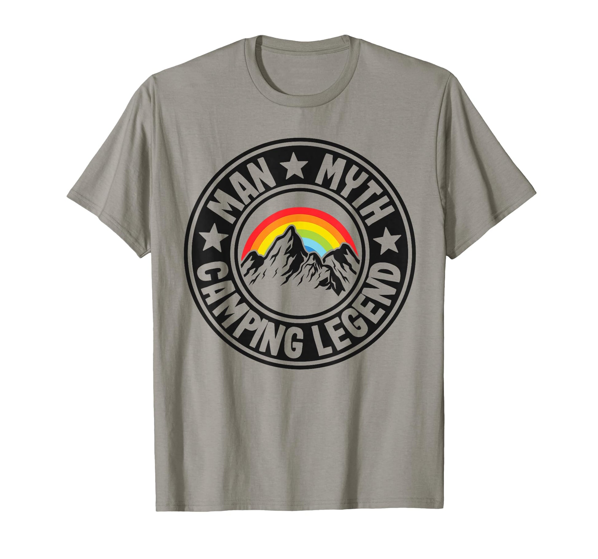 Myth Camping Legend Rv Camper Dad T-Shirt - Aesthetic Graphic for Adults - T-Shirt, Sweatshirt, Hoodie