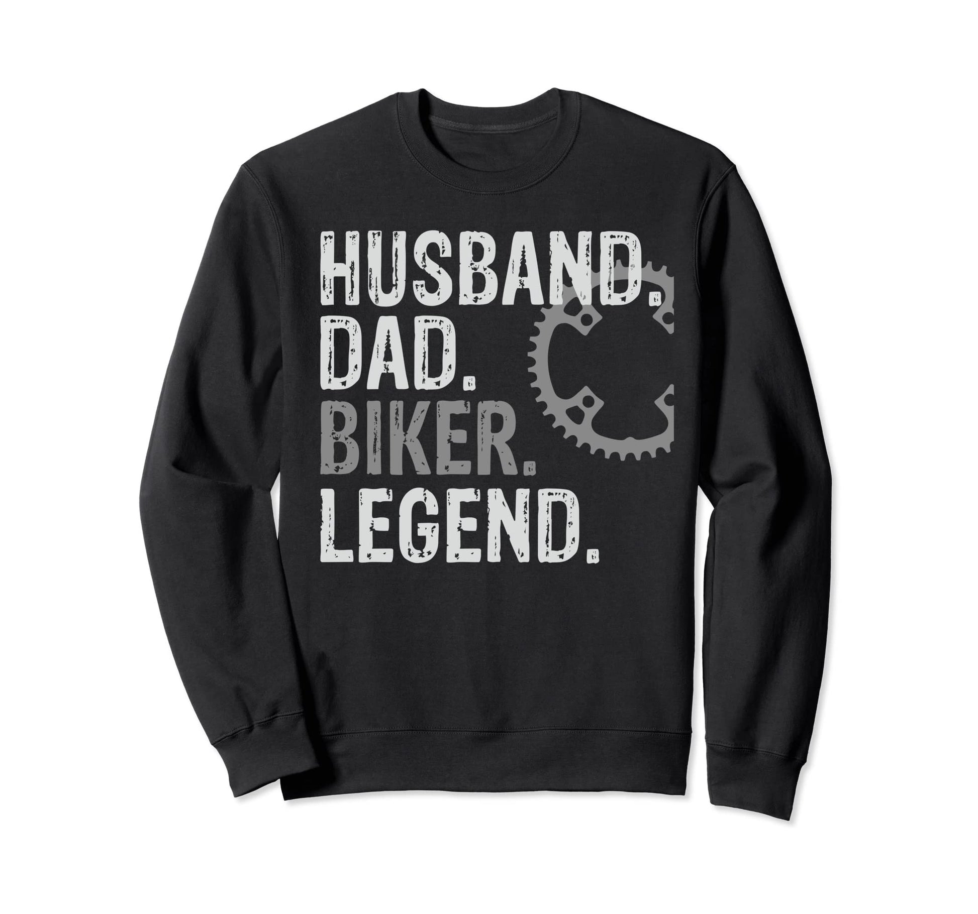 Husband Dad Biker Legend Mountain Bike Sweatshirt - Streetwear Style Unisex - T-Shirt, Sweatshirt, Hoodie