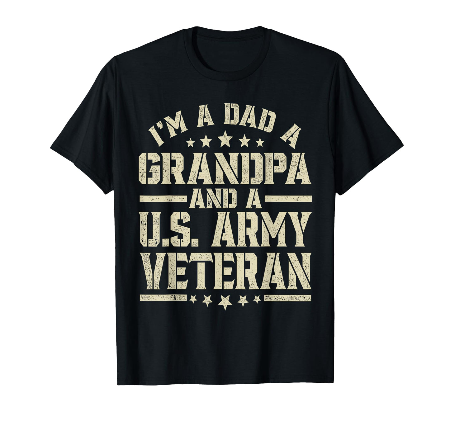 Dad Grandpa Us Army Veteran Mens T-Shirt - Fun Novelty Design Men Women - T-Shirt, Sweatshirt, Hoodie
