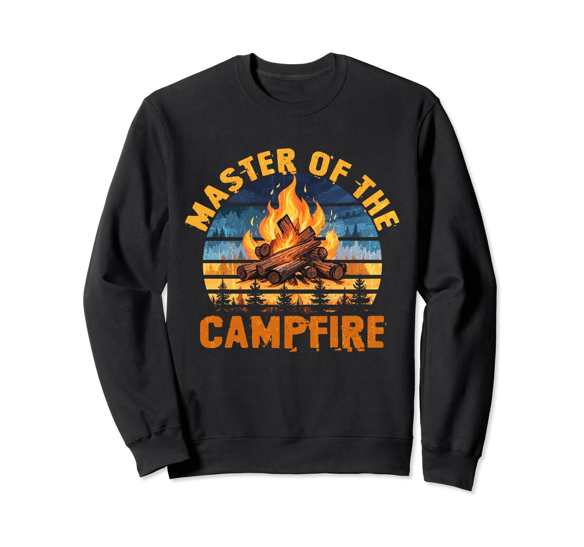 Master Campfire Dad Camping Sweatshirt - Aesthetic Graphic Unisex - T-Shirt, Sweatshirt, Hoodie