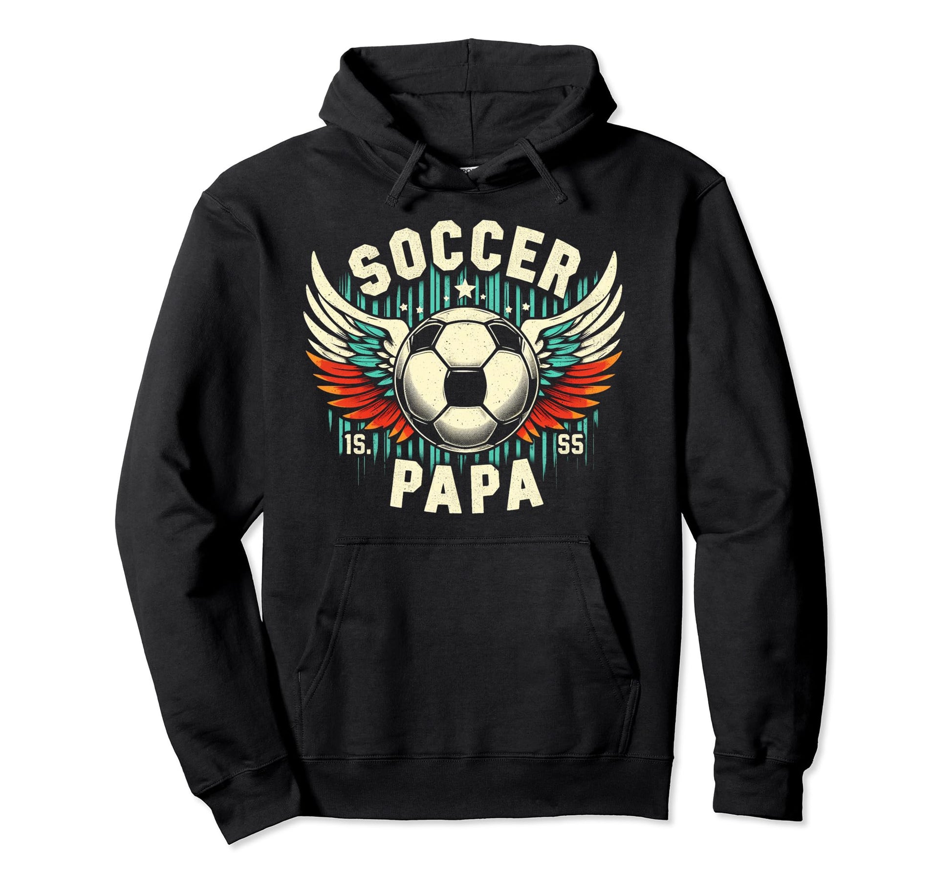 Soccer Papa Family Matching Dad Fathers Day Hoodie - Novelty Apparel Unisex - T-Shirt, Sweatshirt, Hoodie