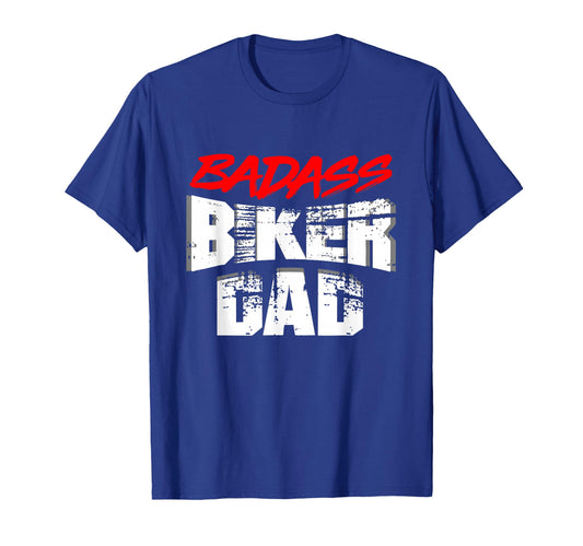 Biker Dad Funny Fathers Day Rider T-Shirt - Minimalist Print Men Women - T-Shirt, Sweatshirt, Hoodie