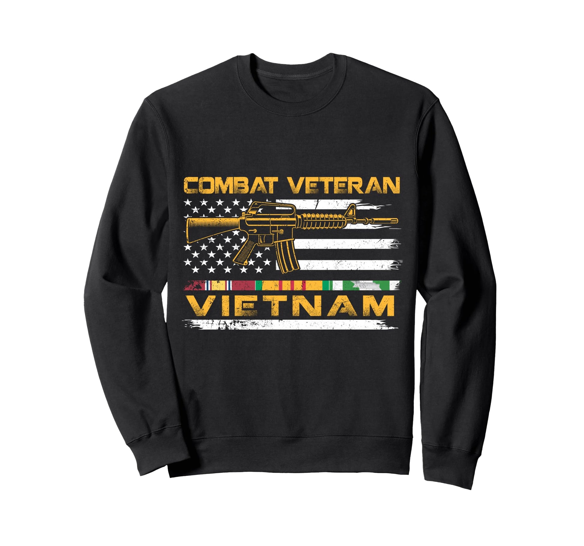 Patriotic Combat Veteran Vietnam Sweatshirt - Unique Graphic for Adults - T-Shirt, Sweatshirt, Hoodie