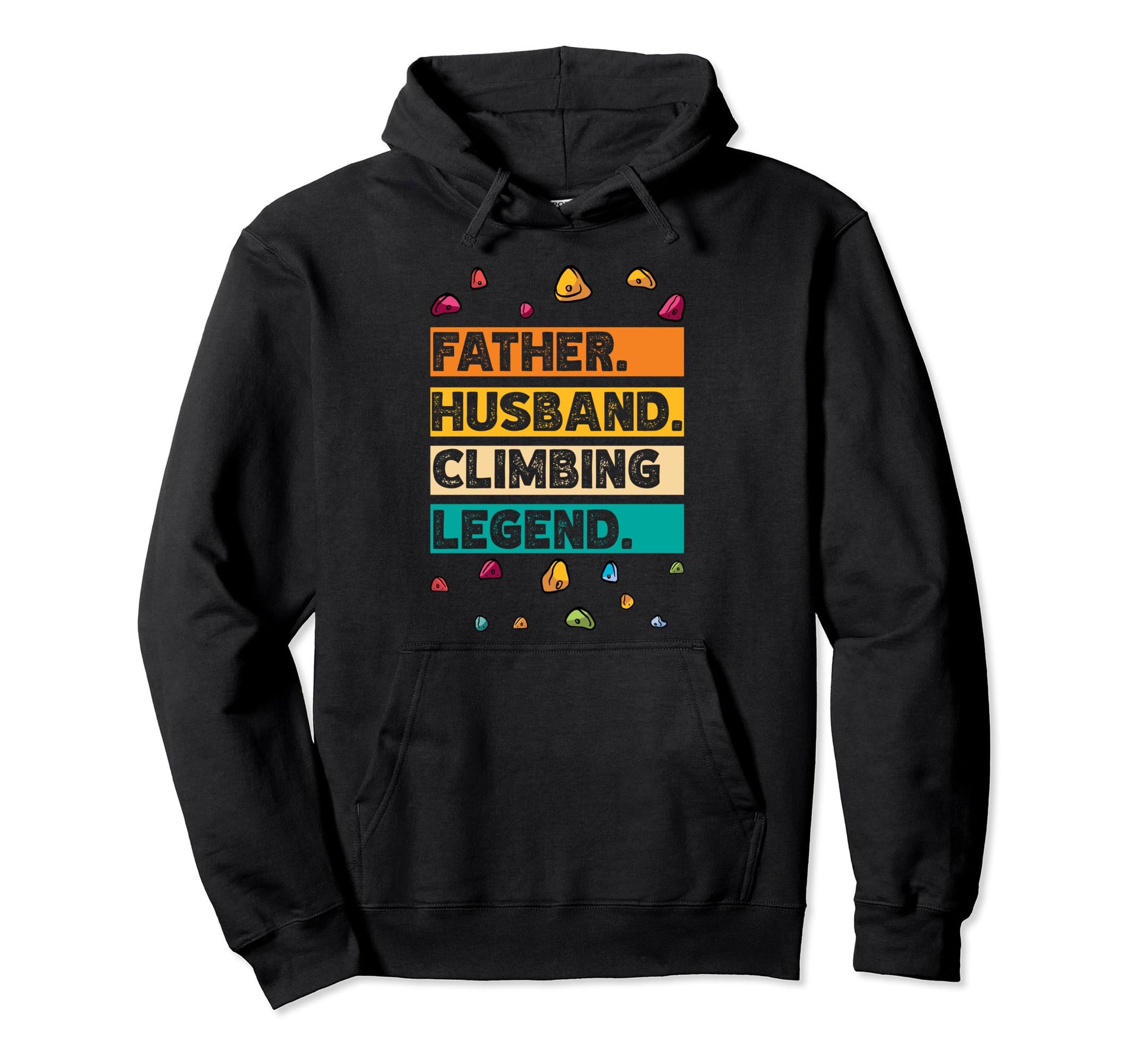 Father Husband Climbing Legend Hoodie - Custom Art Print for Adults - T-Shirt, Sweatshirt, Hoodie