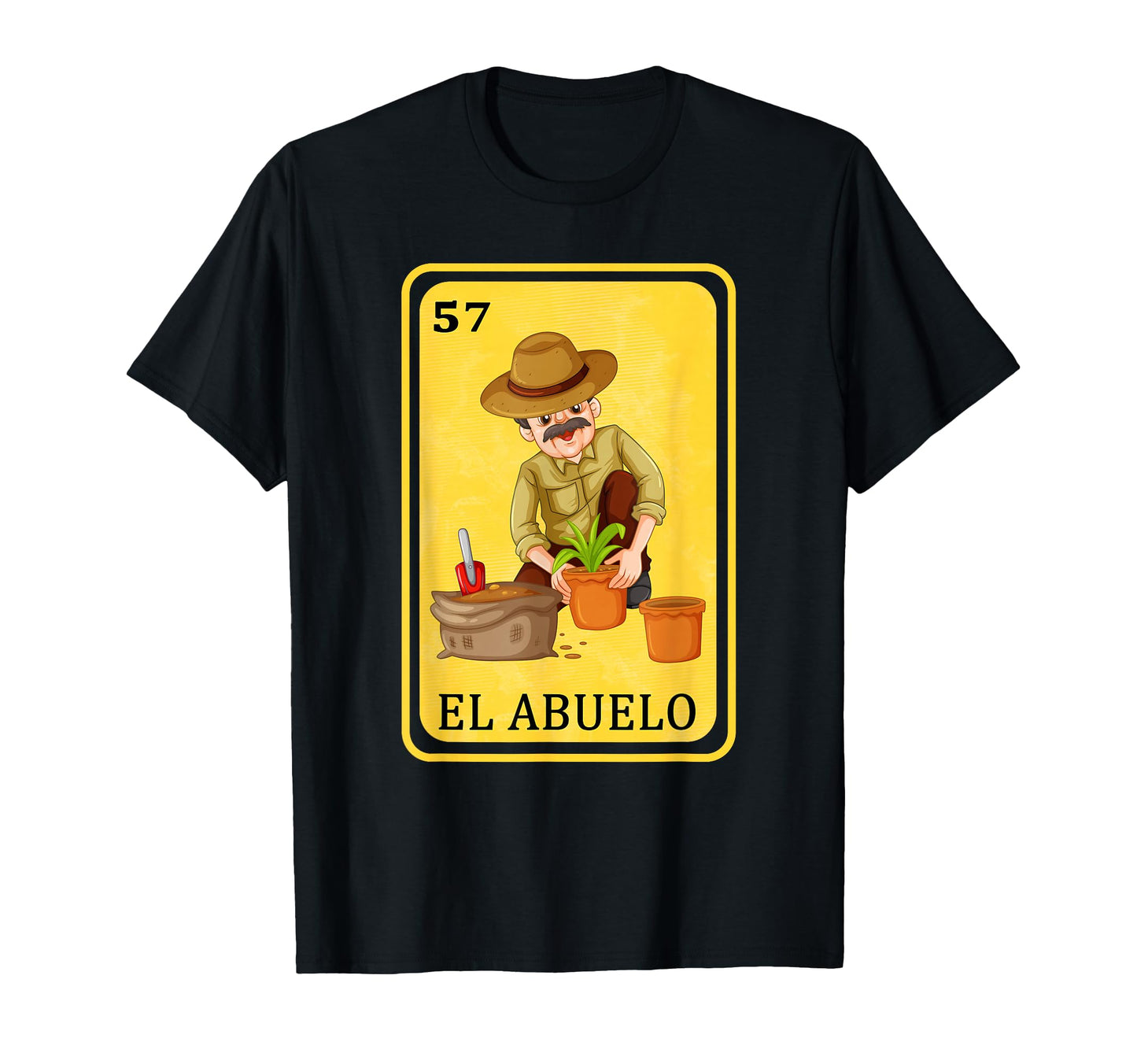 Spanish Mexican Bingo Funny Gifts El Abuelo T-Shirt - Unique Graphic Unisex - T-Shirt, Sweatshirt, Hoodie