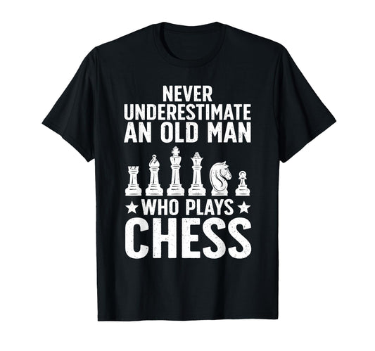 Best Chess Art Dad Grandpa Chess Lover T-Shirt - Streetwear Style Unisex - T-Shirt, Sweatshirt, Hoodie