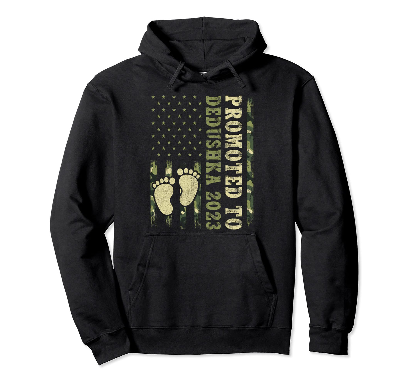 First Time Grandpa Promoted To Dedushka Hoodie - Trendy Graphic Men Women - T-Shirt, Sweatshirt, Hoodie