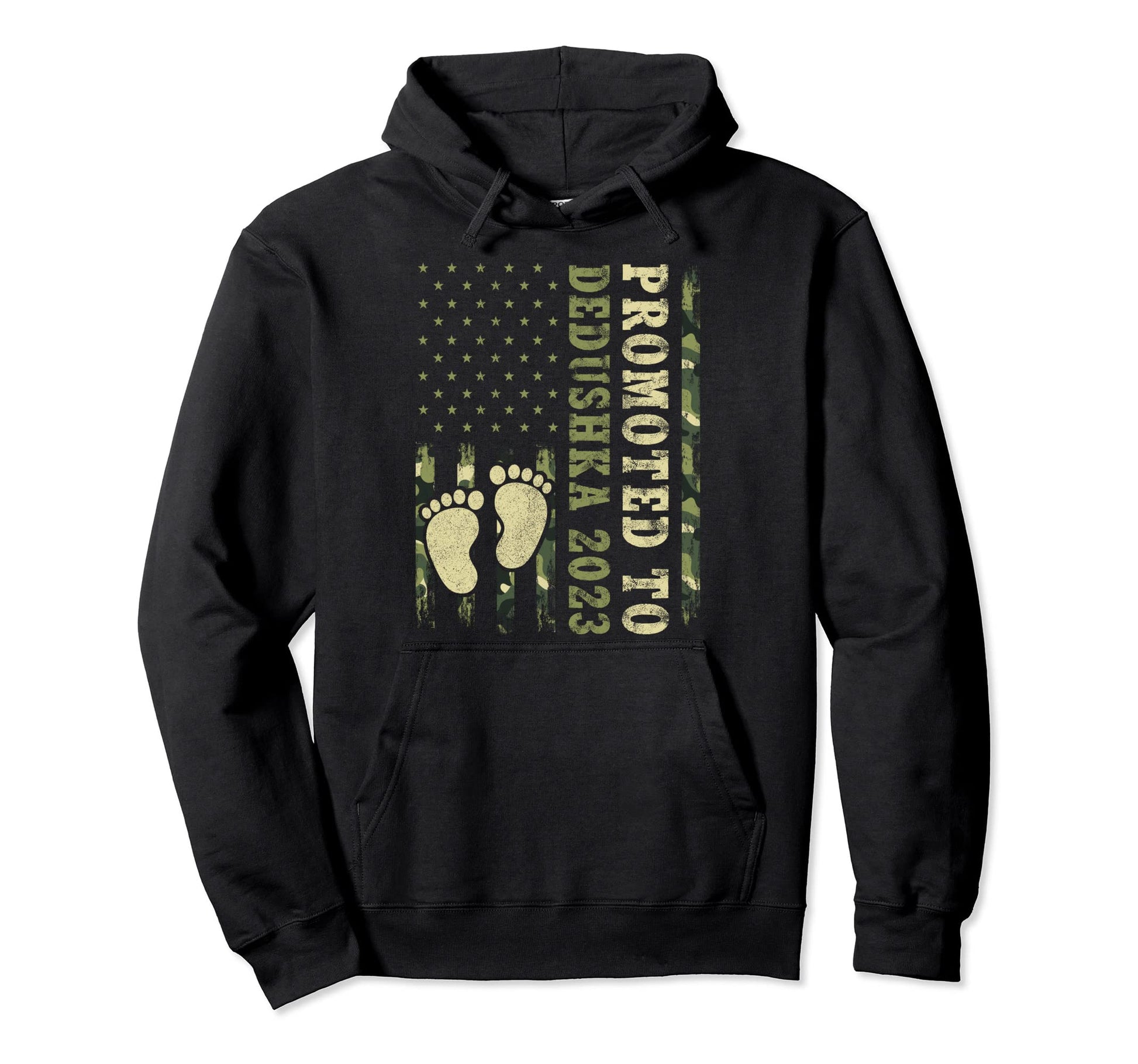 First Time Grandpa Promoted To Dedushka Hoodie - Trendy Graphic Men Women - T-Shirt, Sweatshirt, Hoodie