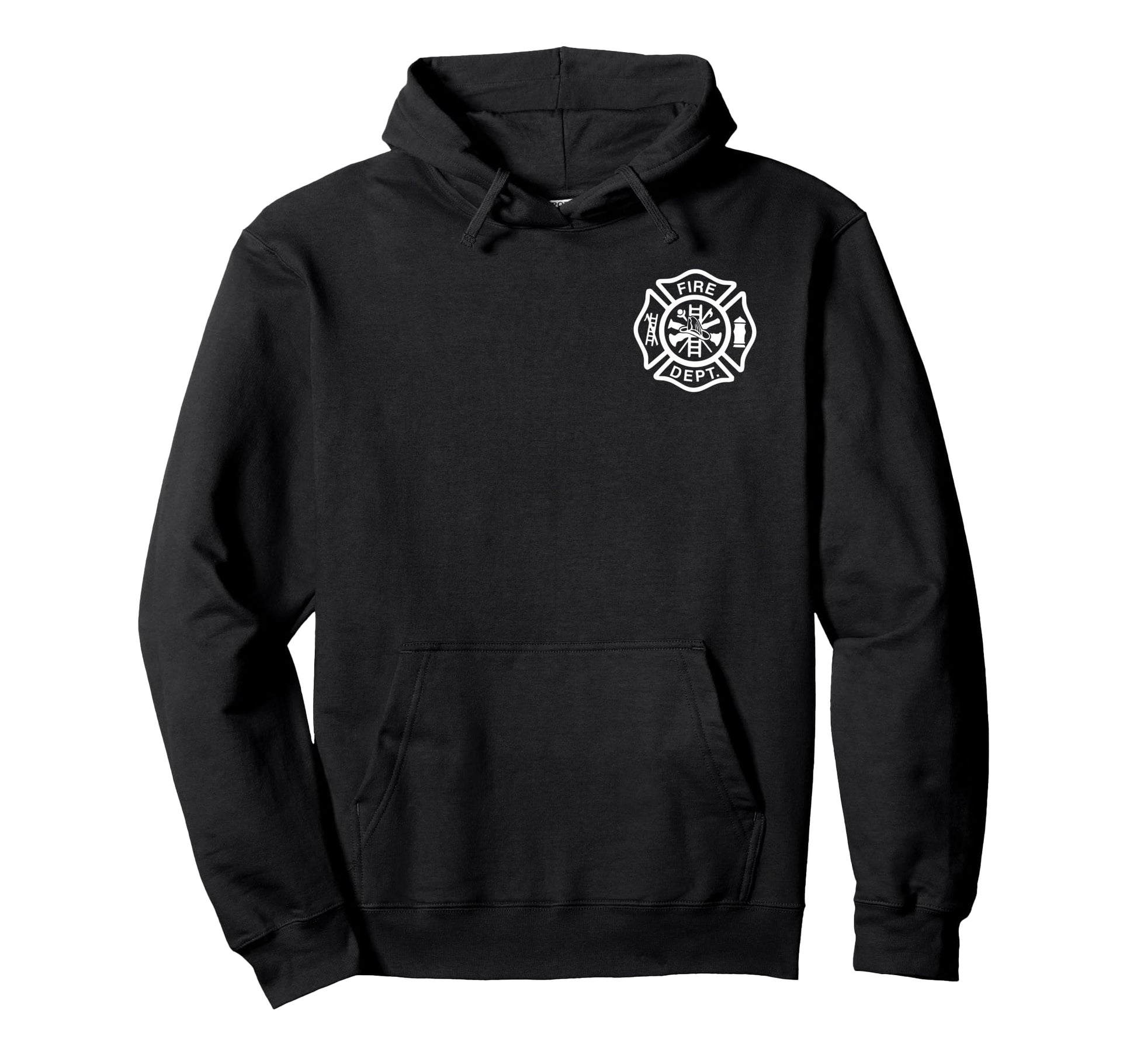 Fire Department Logo Uniform Fireman Hoodie - Trendy Graphic Men Women - T-Shirt, Sweatshirt, Hoodie