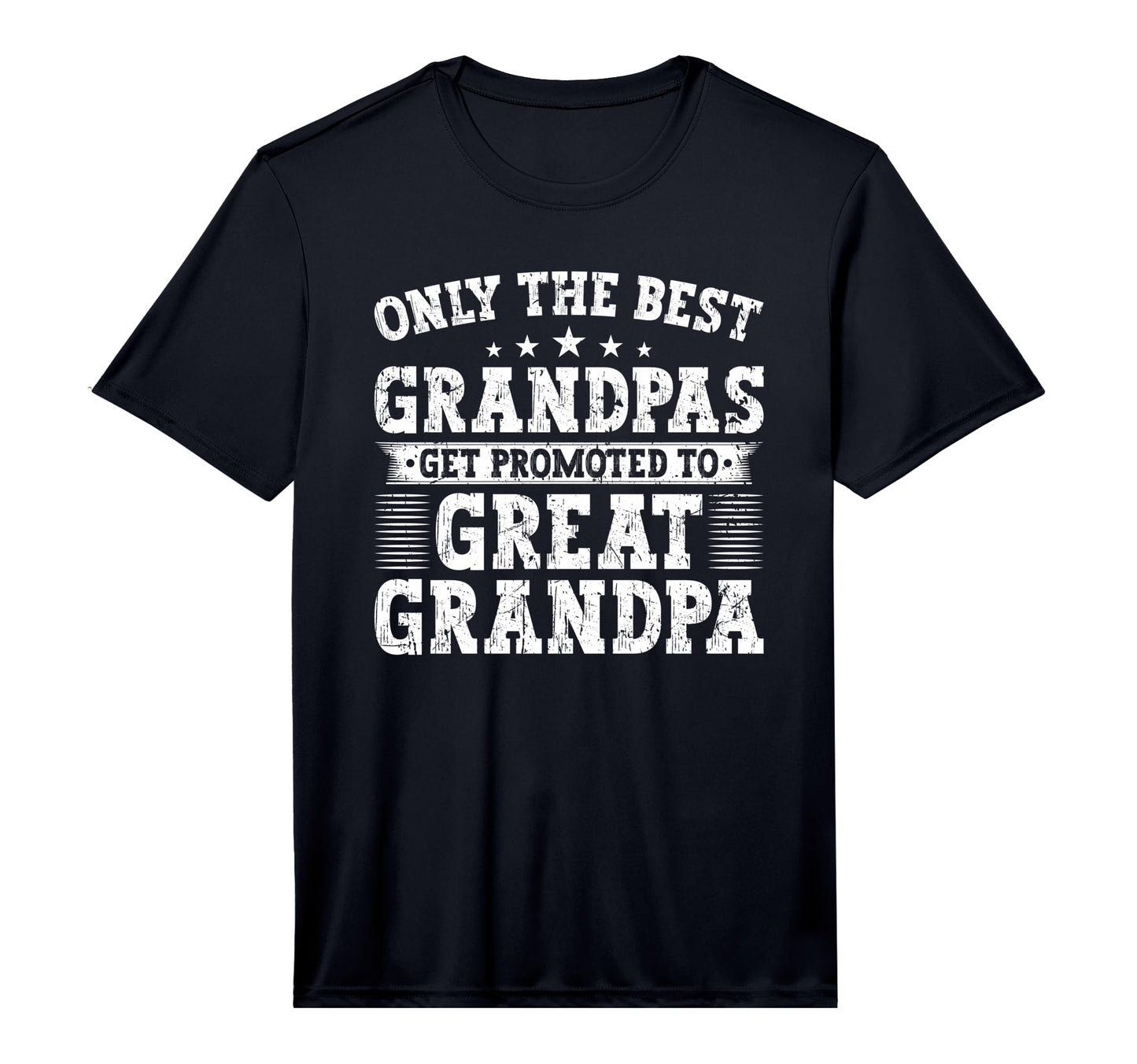 Mens Best Grandpas Get Promoted T-Shirt - Casual Everyday Wear Men Women - T-Shirt, Sweatshirt, Hoodie