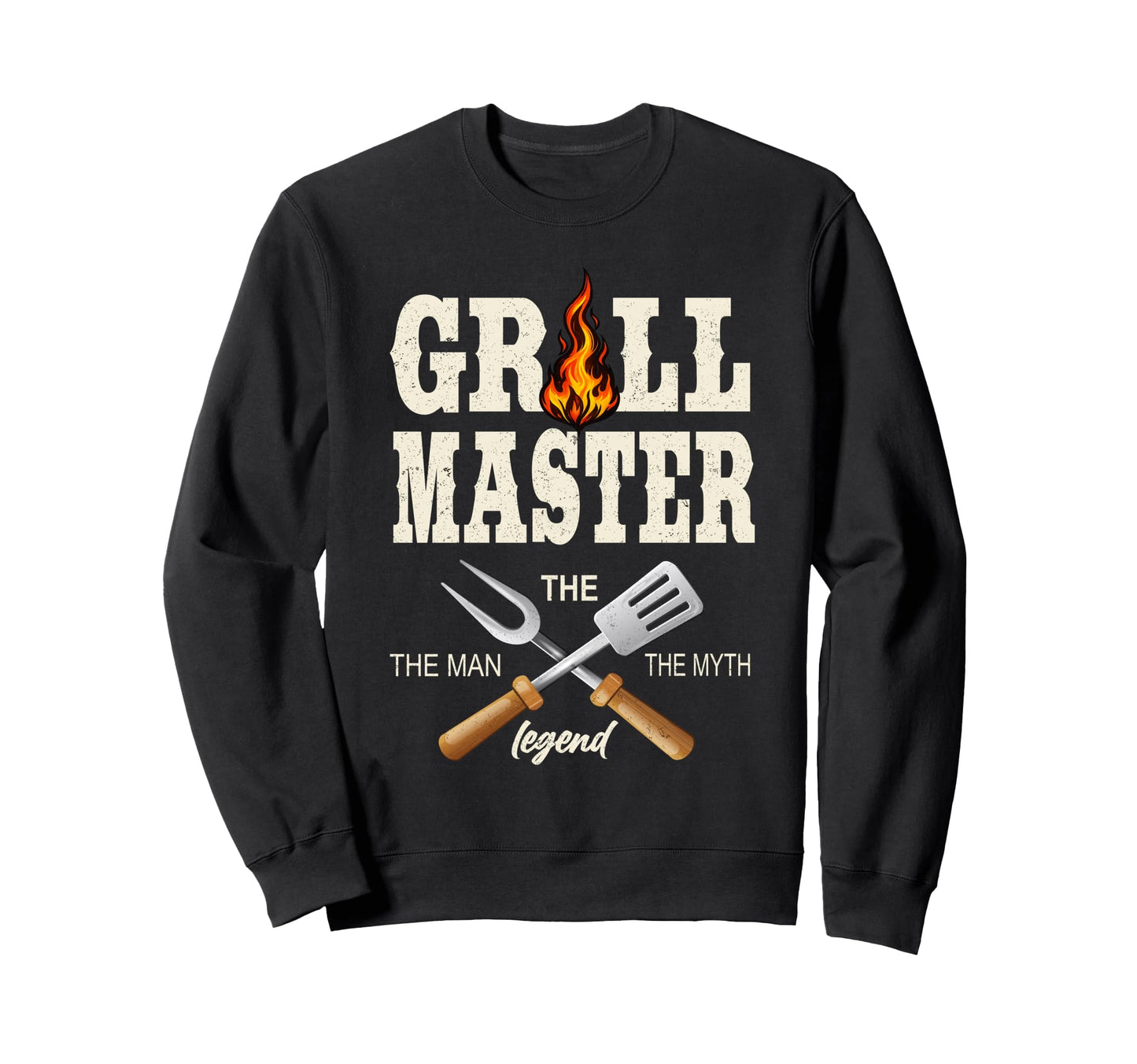Funny Bbq Myth Legend Smoker Sweatshirt - Streetwear Style for Adults - T-Shirt, Sweatshirt, Hoodie