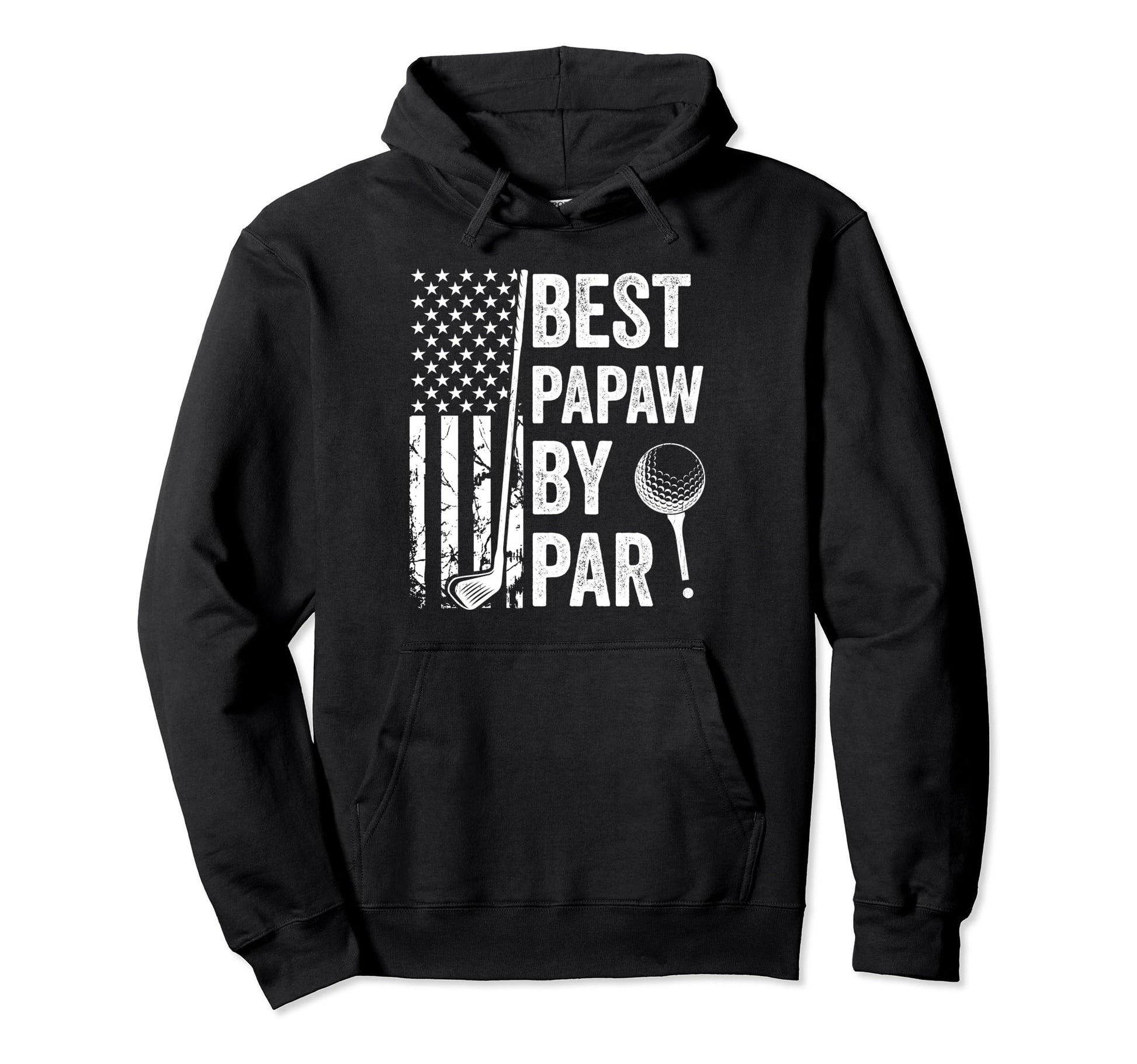 Best Papaw Par Usa Flag Golf Fathers Day Hoodie - Custom Art Print Unisex - T-Shirt, Sweatshirt, Hoodie