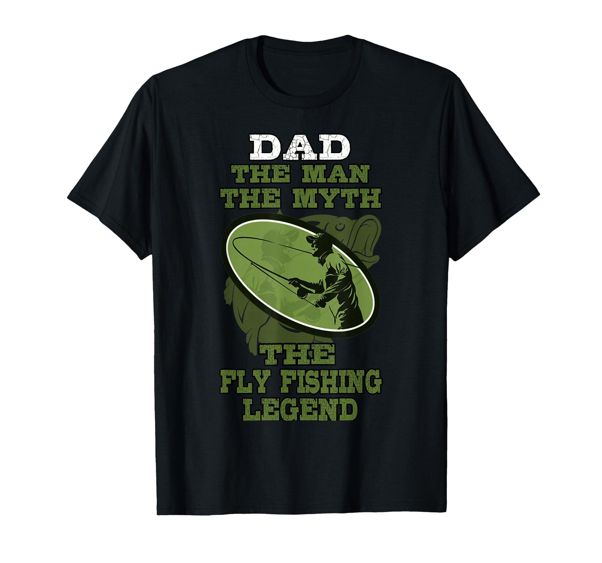 Myth Fly Fishing Legend Outdoors Gifts T-Shirt - Graphic Print Men Women - T-Shirt, Sweatshirt, Hoodie