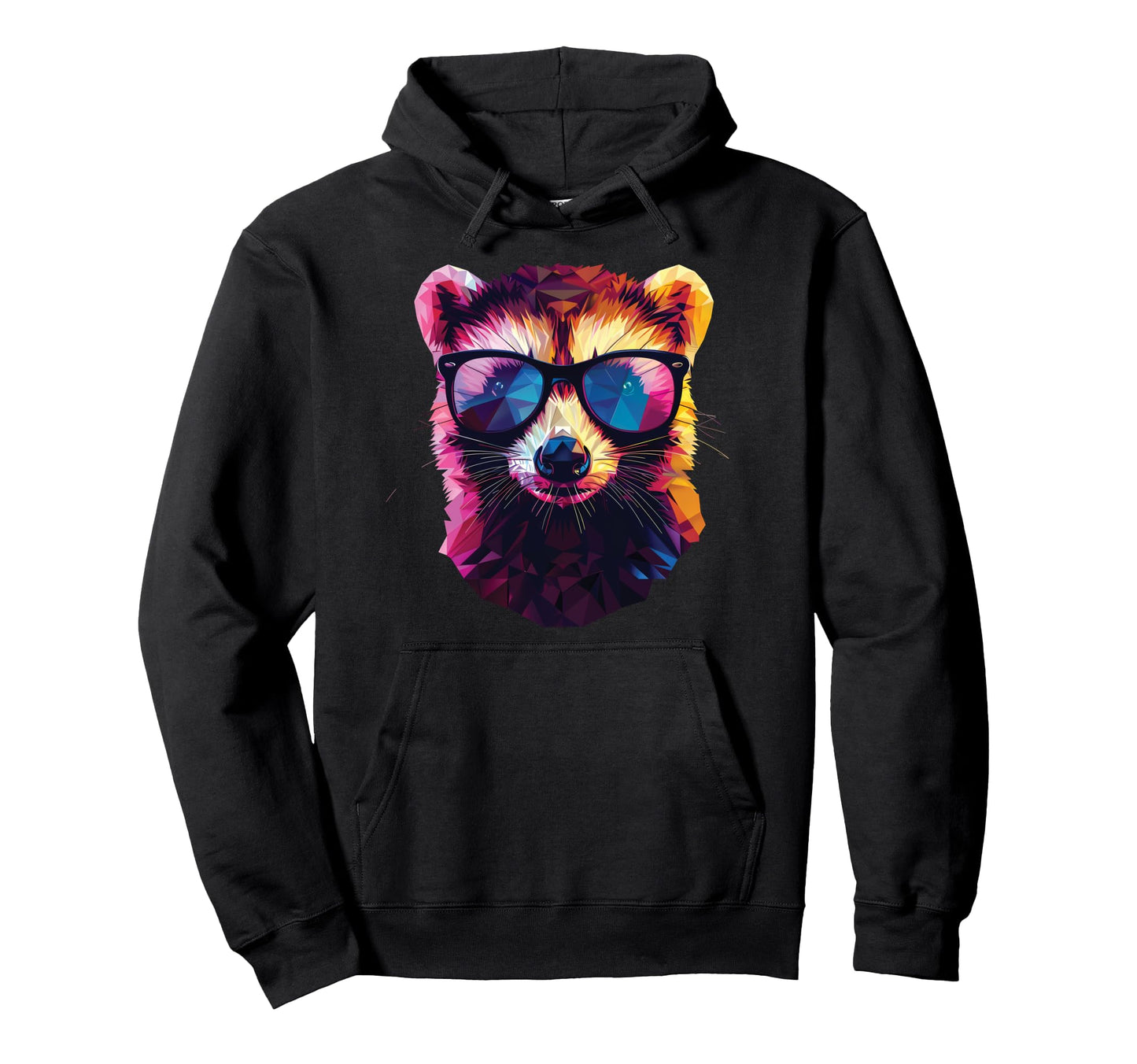 Ferret Dad Mom Sunglasses Ferret Hoodie - Trendy Graphic Men Women - T-Shirt, Sweatshirt, Hoodie