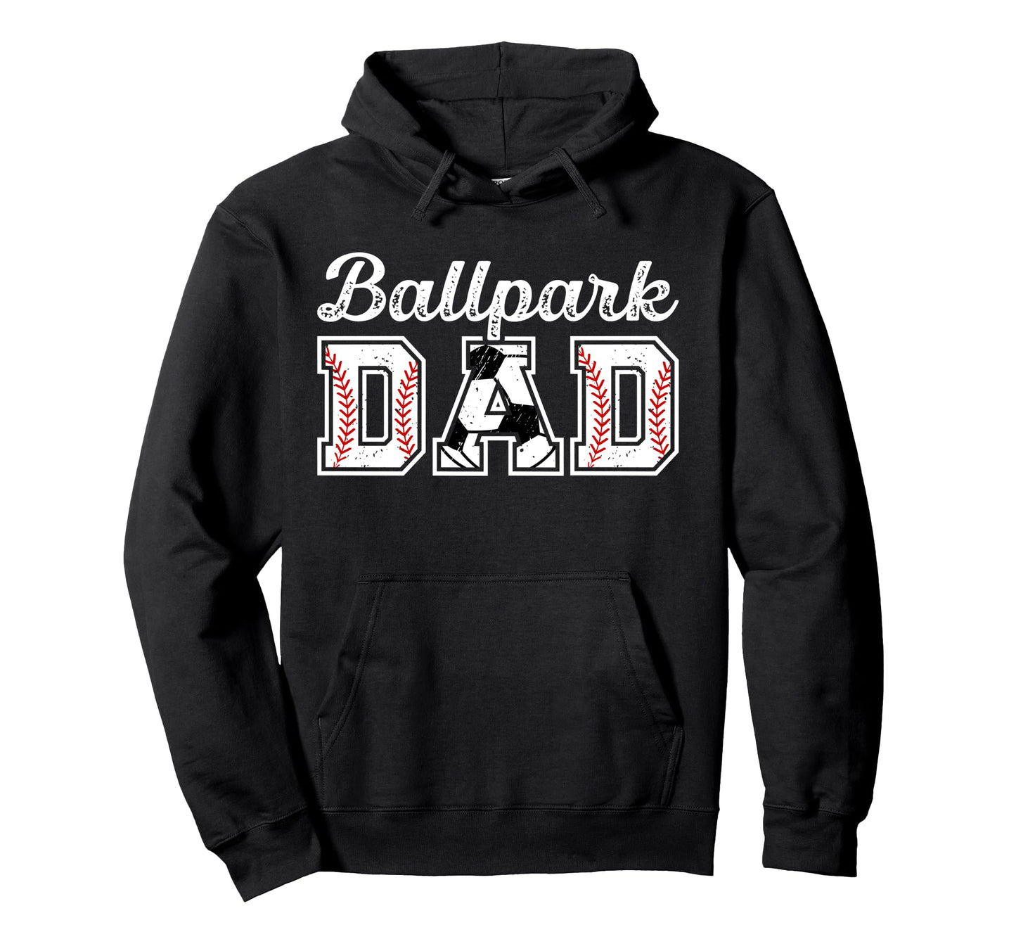 Ballpark Dad Baseball Soccer Dad Ballers Hoodie - Aesthetic Graphic Unisex - T-Shirt, Sweatshirt, Hoodie