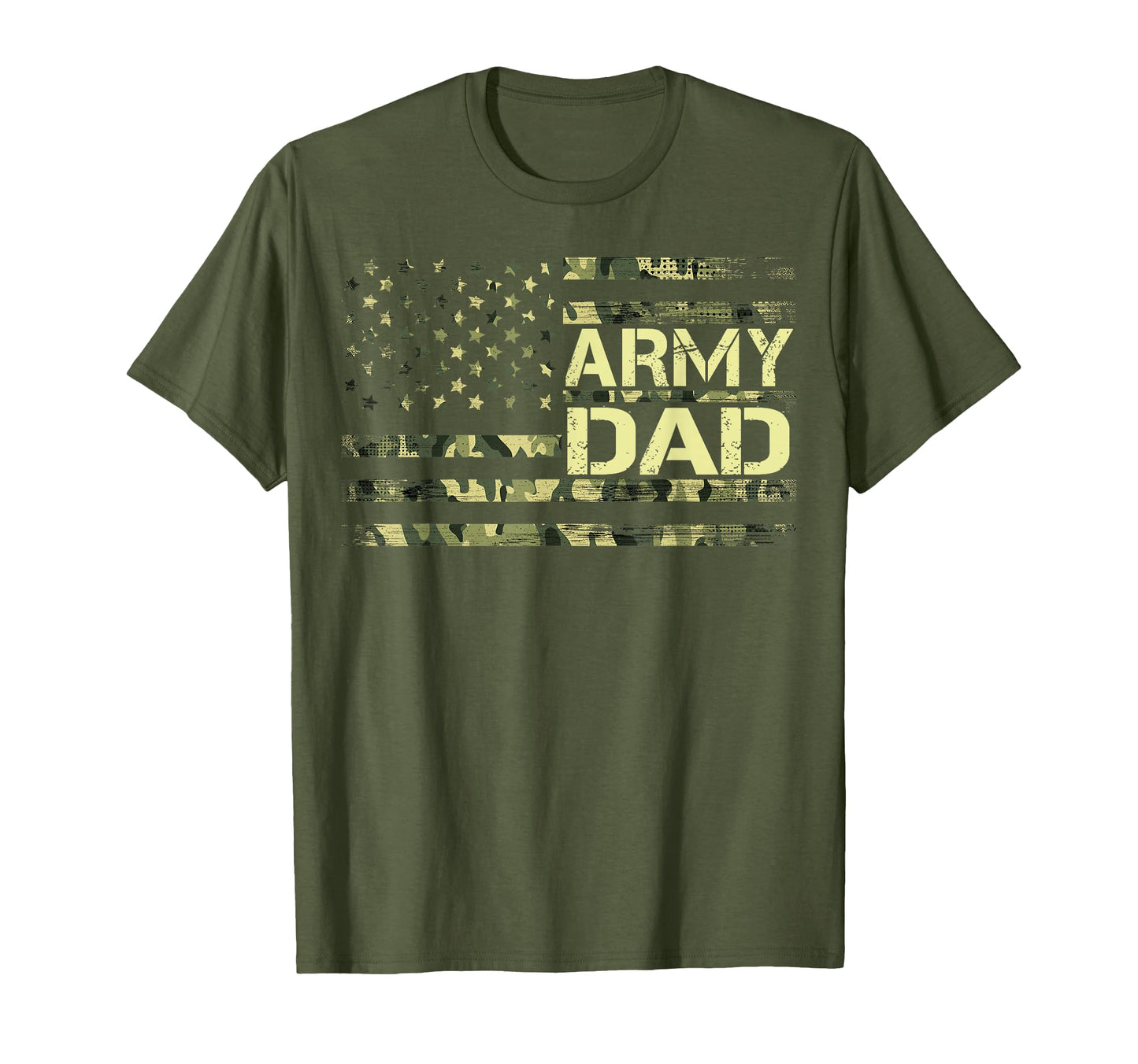 Army Dad Usa Flag Fathers Day 2022 T-Shirt - Novelty Apparel Unisex - T-Shirt, Sweatshirt, Hoodie