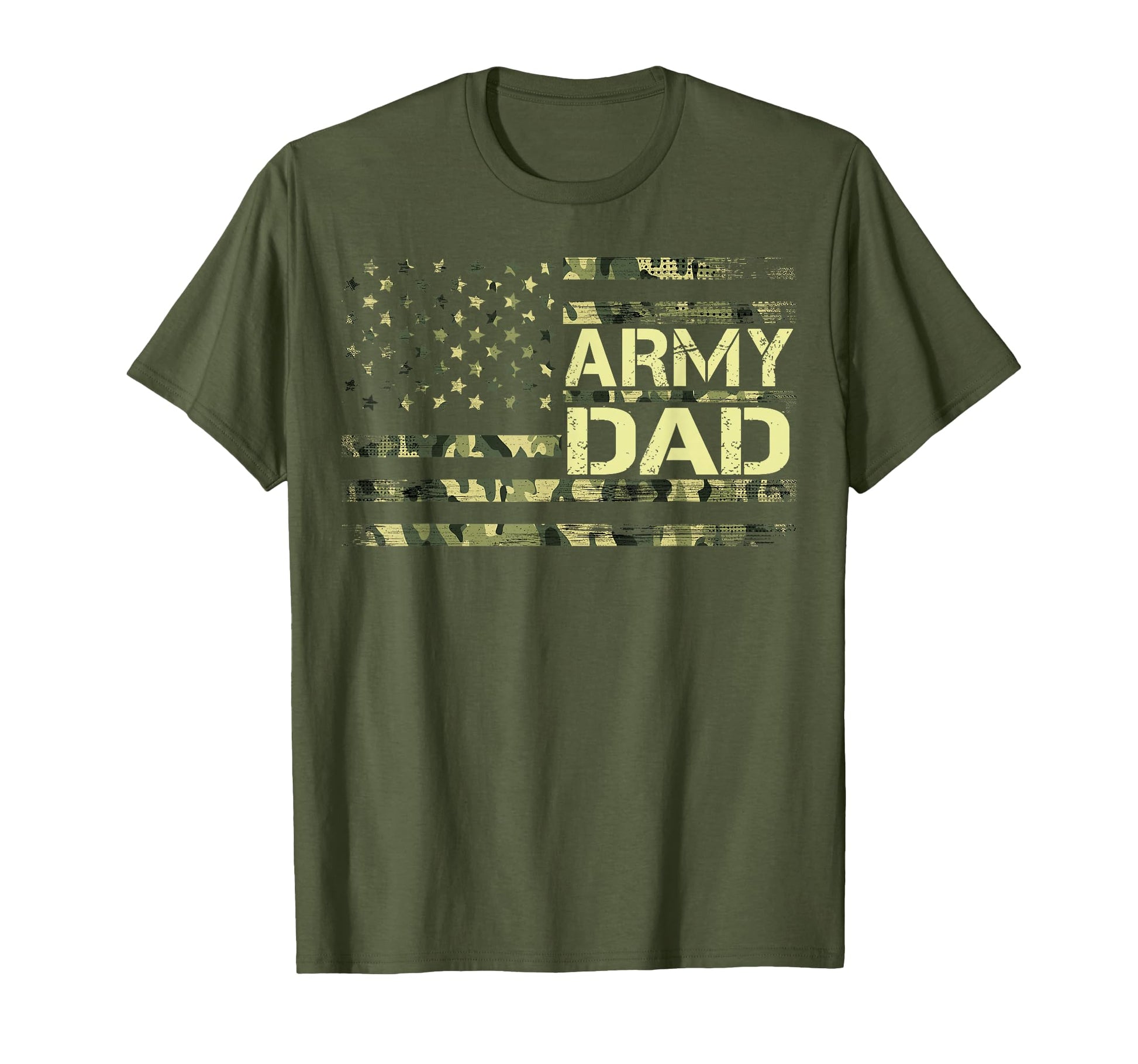 Army Dad Usa Flag Fathers Day 2022 T-Shirt - Novelty Apparel Unisex - T-Shirt, Sweatshirt, Hoodie