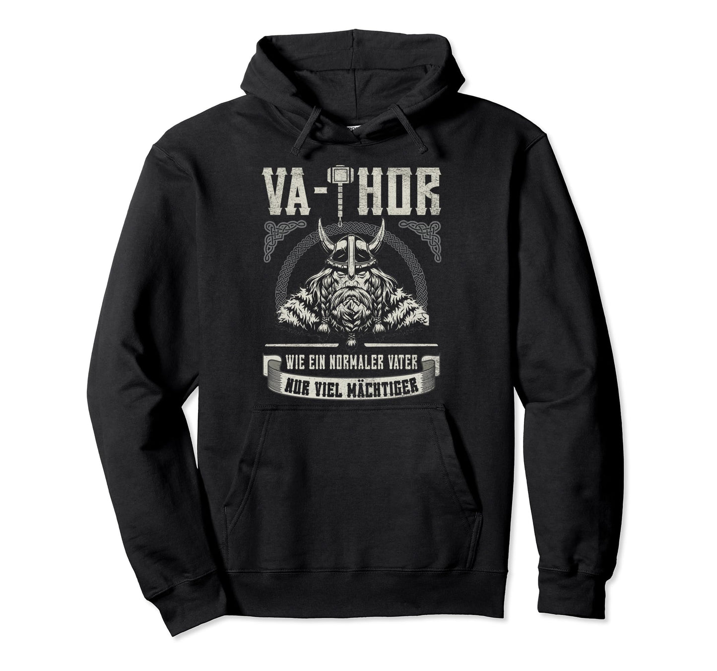 Vathor Viking Dad Father Fathers Day Hoodie - Novelty Apparel for Adults - T-Shirt, Sweatshirt, Hoodie