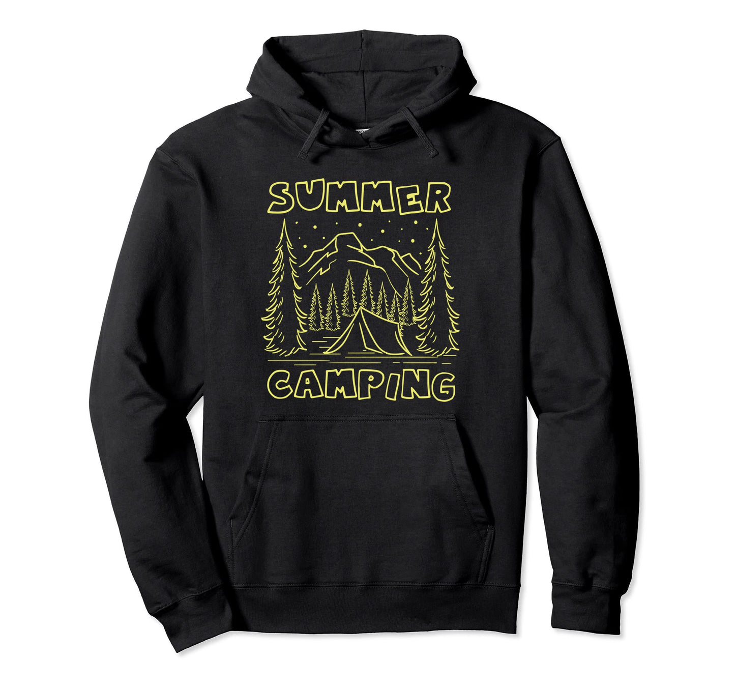Summer Camping Nature Adventure Hiking Hoodie - Trendy Graphic Men Women - T-Shirt, Sweatshirt, Hoodie