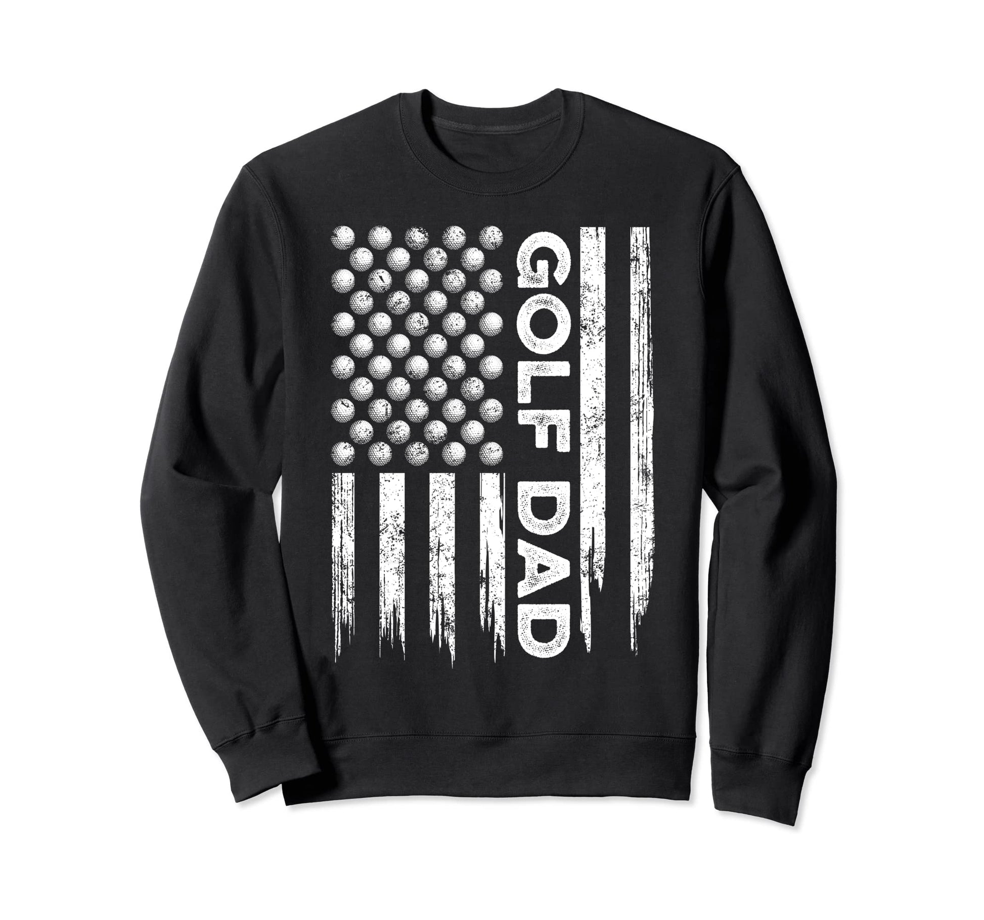 Usa American Flag Golf Dad Patriotic Sweatshirt - Streetwear Style Unisex - T-Shirt, Sweatshirt, Hoodie