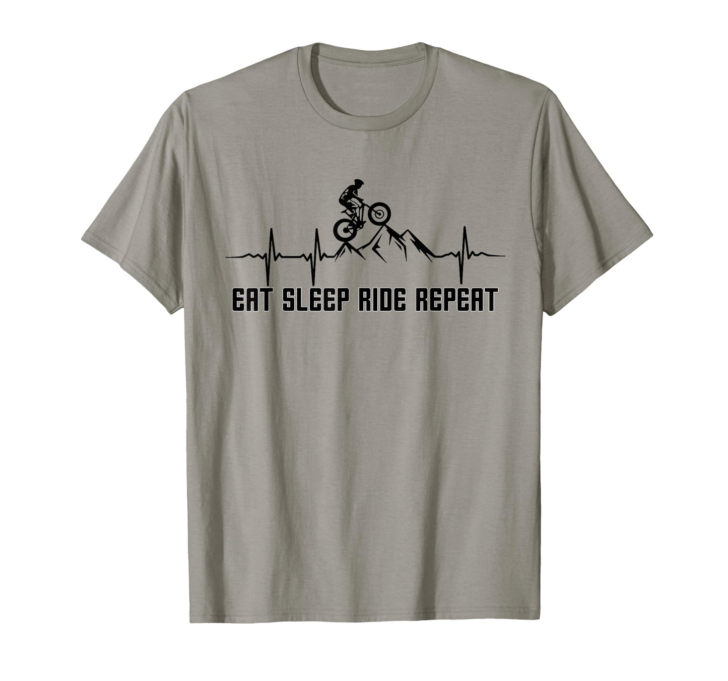 Eat Sleep Ride Cycling Sport Mtb Mountain T-Shirt - Graphic Print Unisex - T-Shirt, Sweatshirt, Hoodie