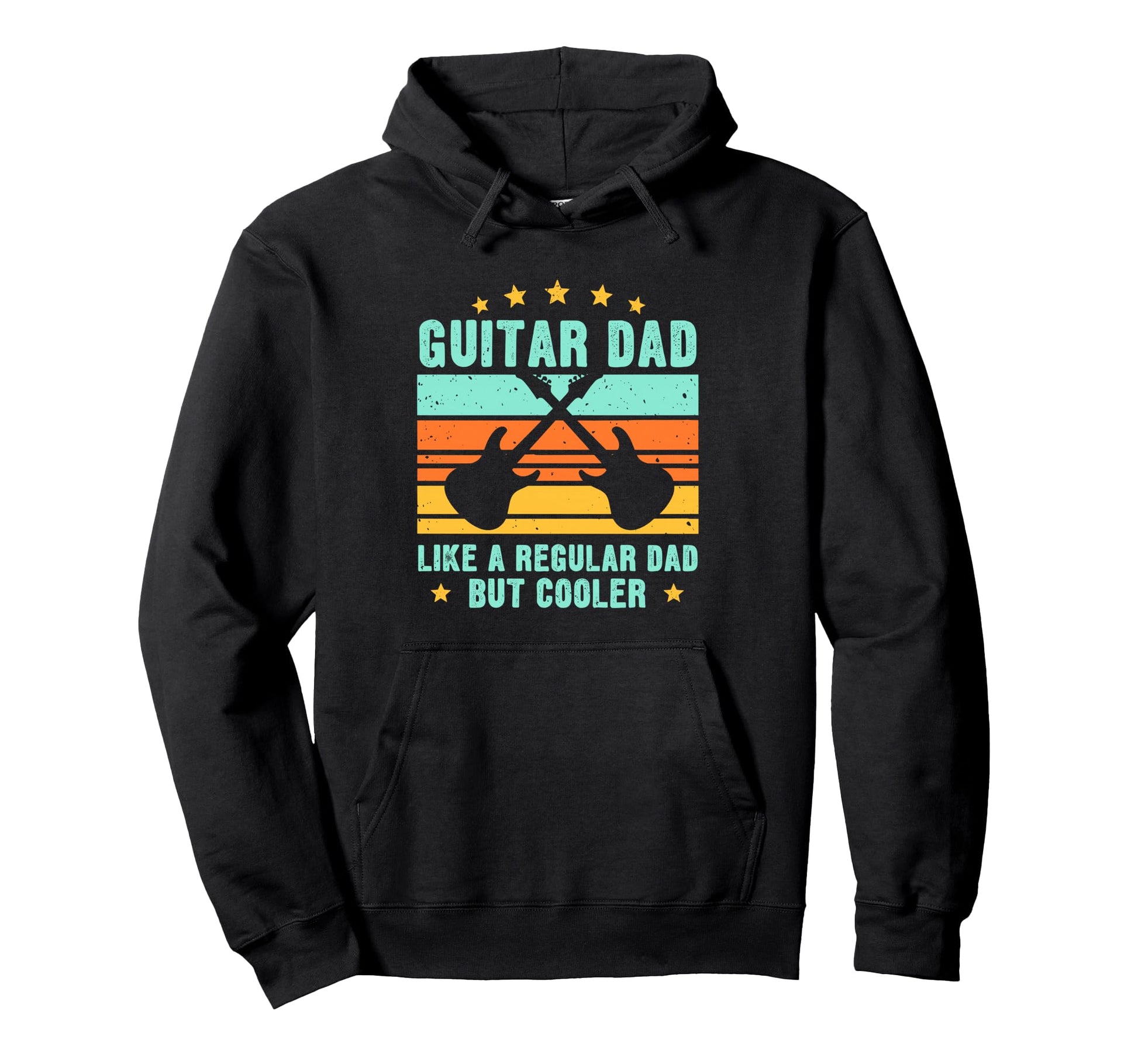 Guitar Dad Like Regular Dad But Cooler Hoodie - Novelty Apparel Unisex - T-Shirt, Sweatshirt, Hoodie