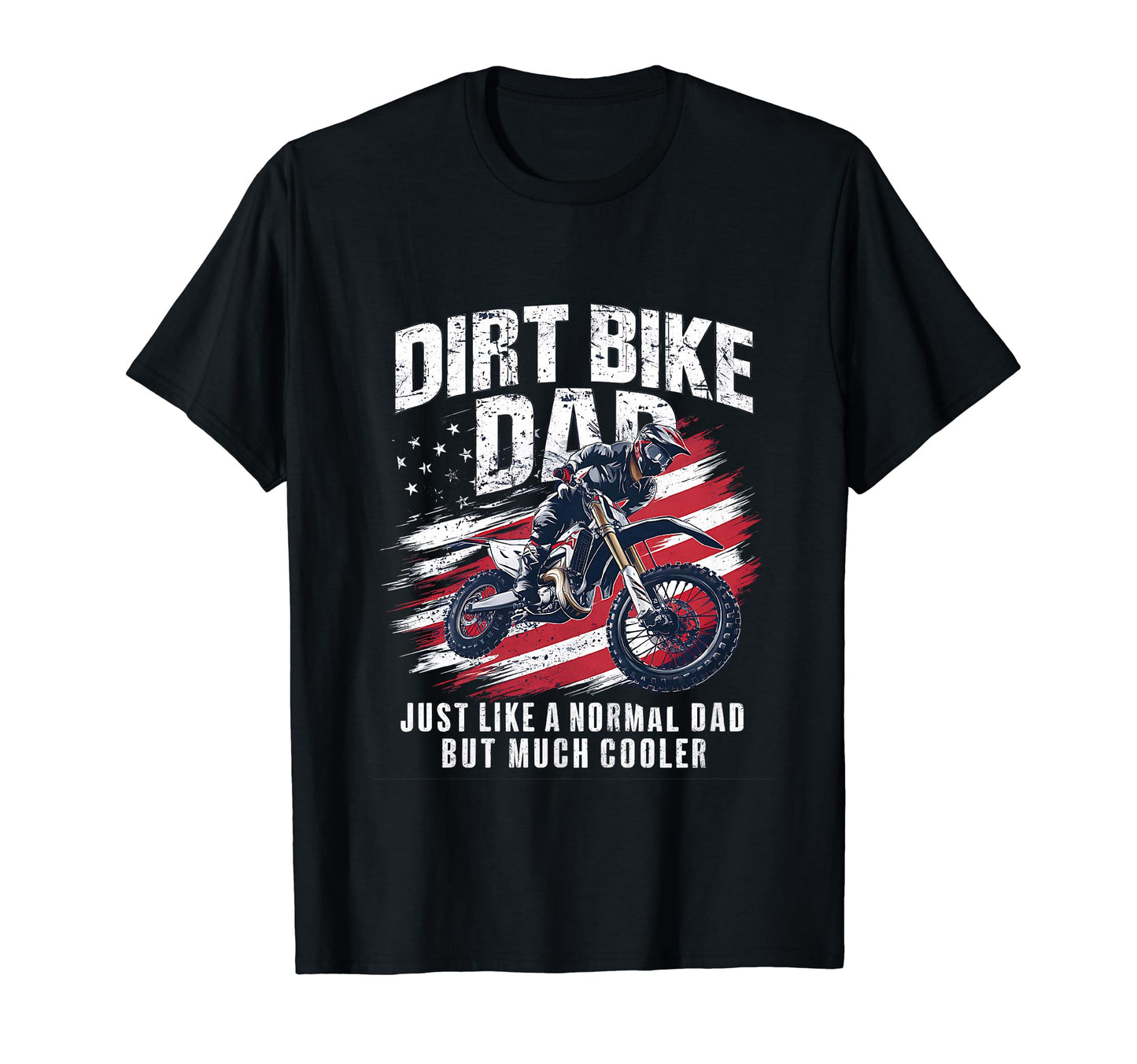 Motocross Dirt Bike Dad Vinatge Dad T-Shirt - Trendy Graphic for Adults - T-Shirt, Sweatshirt, Hoodie