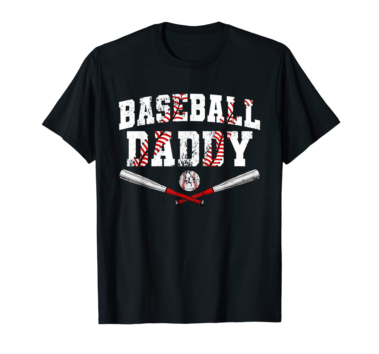 Mens Baseball Daddy Baseball Lover T-Shirt - Trendy Graphic for Adults - T-Shirt, Sweatshirt, Hoodie