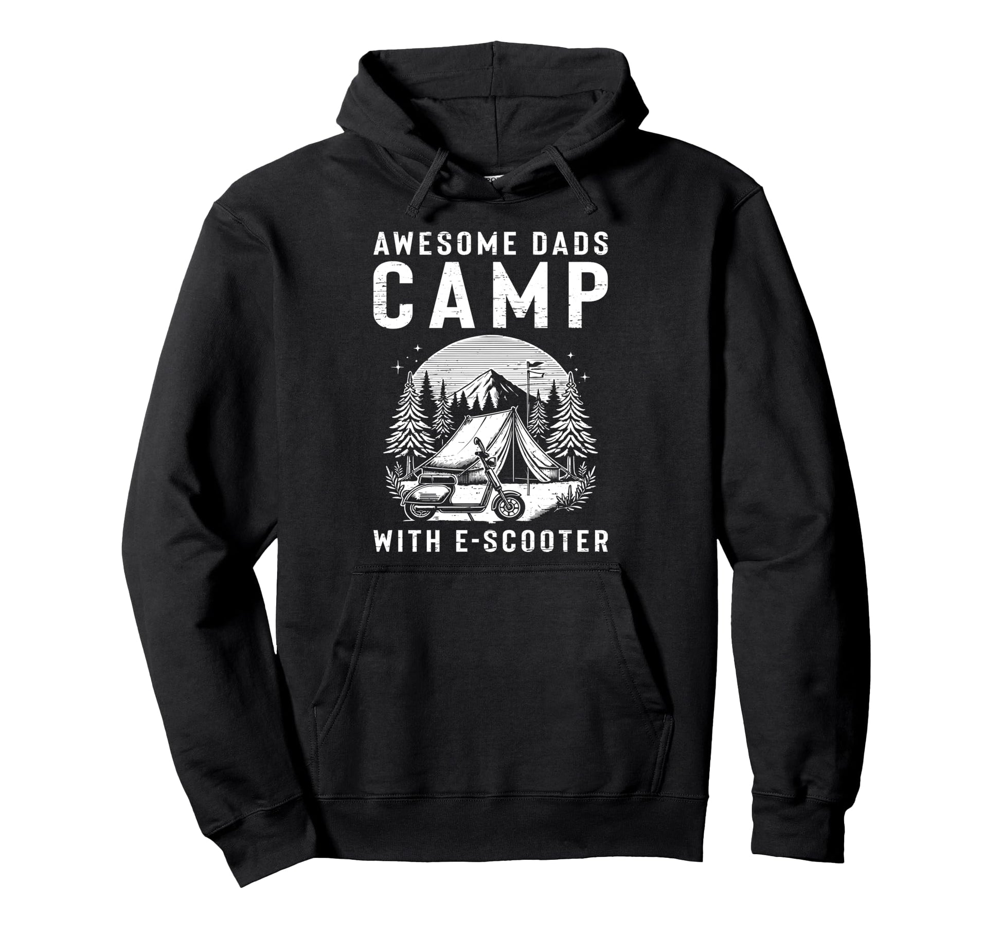 Awesome Dads Camp E Scooter Hoodie - Streetwear Style Men Women - T-Shirt, Sweatshirt, Hoodie