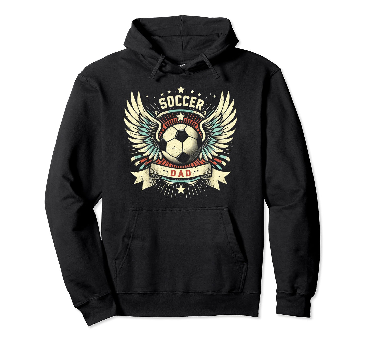Soccer Dad Family Matching Dad Fathers Day Hoodie - Minimalist Print Unisex - T-Shirt, Sweatshirt, Hoodie