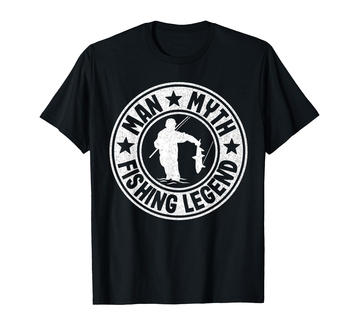 Myth Fishing Legend Dad Grandpa T-Shirt - Streetwear Style Unisex - T-Shirt, Sweatshirt, Hoodie