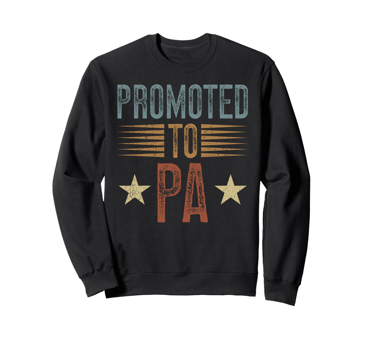 Promoted To Pa Future Pa Grandpa Sweatshirt - Graphic Print for Adults - T-Shirt, Sweatshirt, Hoodie