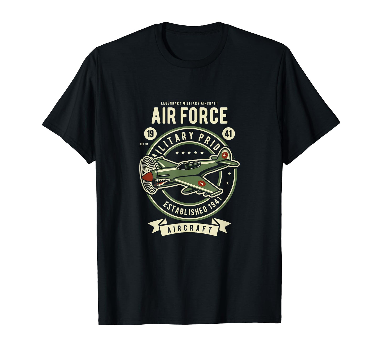 Legendary Military Air Force Plane T-Shirt - Casual Everyday Wear Unisex - T-Shirt, Sweatshirt, Hoodie