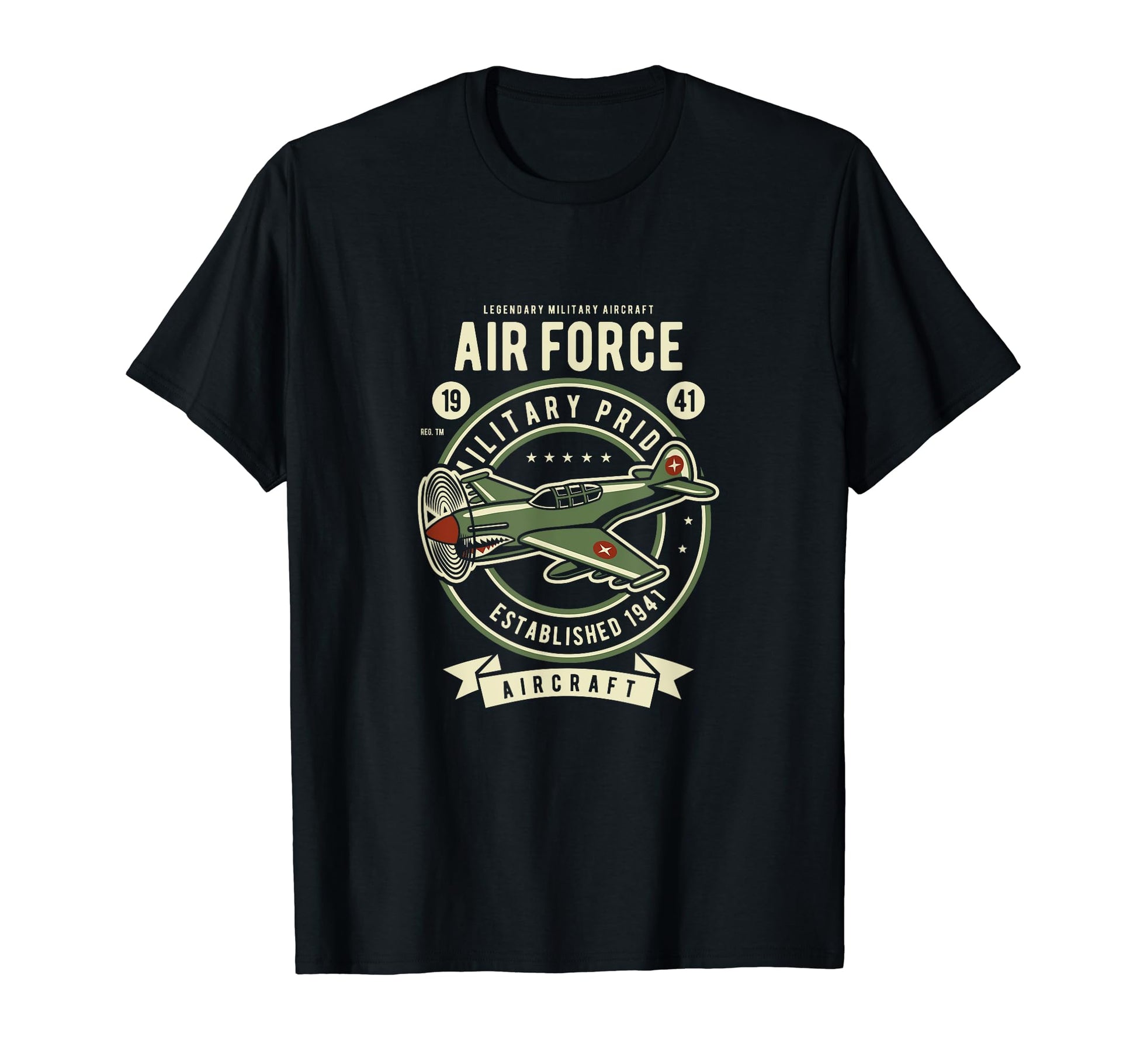 Legendary Military Air Force Plane T-Shirt - Casual Everyday Wear Unisex - T-Shirt, Sweatshirt, Hoodie