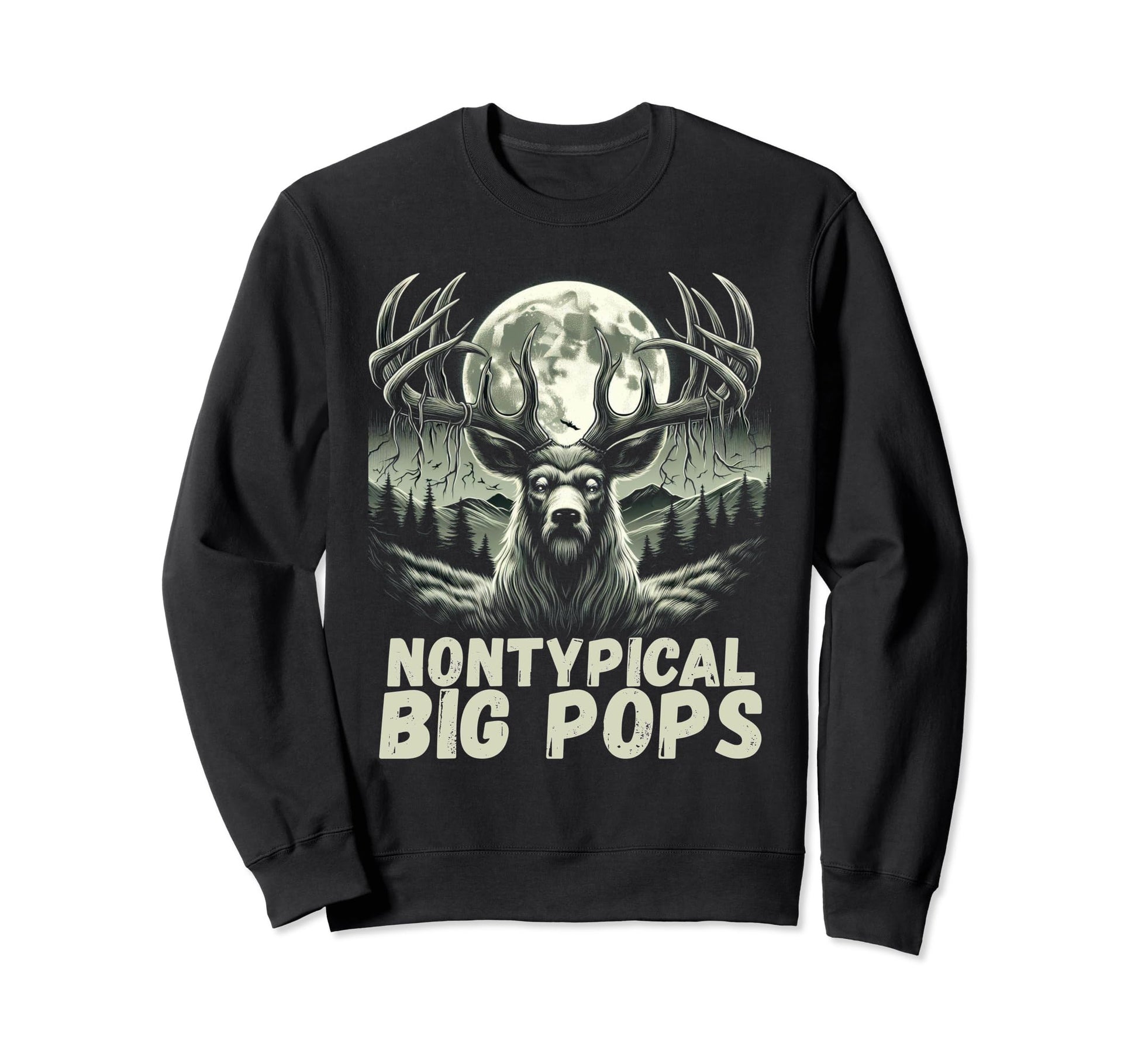 Fathers Day Mens Mule Deer Hunting Sweatshirt - Streetwear Style Men Women - T-Shirt, Sweatshirt, Hoodie