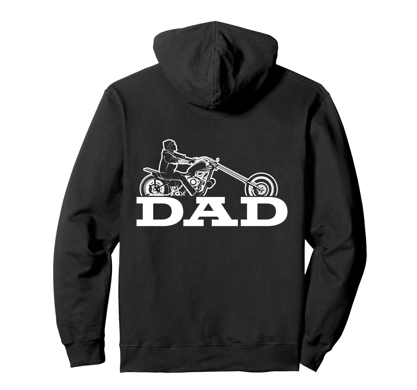 Biker Dad Hoodie - Trendy Graphic Unisex - T-Shirt, Sweatshirt, Hoodie
