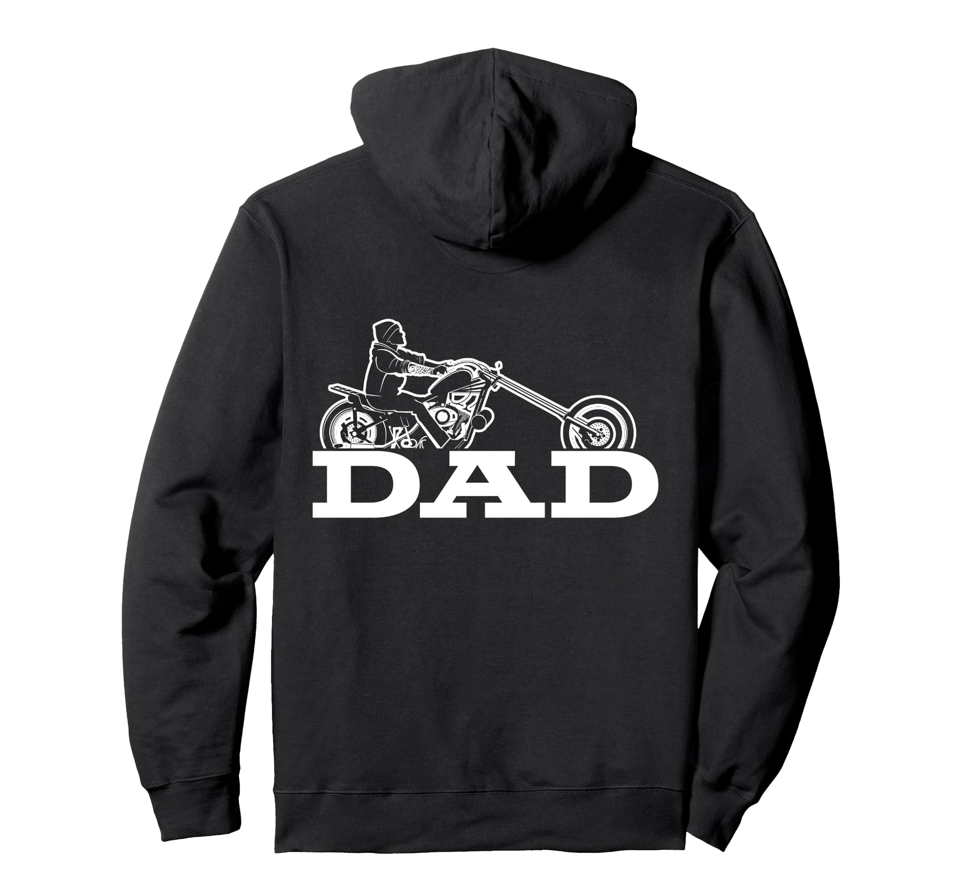 Biker Dad Hoodie - Trendy Graphic Unisex - T-Shirt, Sweatshirt, Hoodie