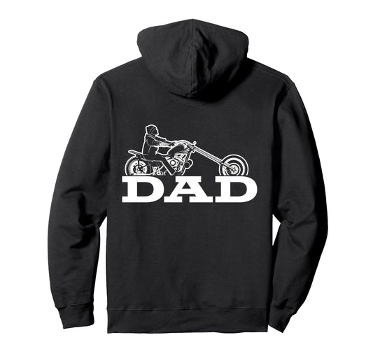 Biker Dad Hoodie - Trendy Graphic Unisex - T-Shirt, Sweatshirt, Hoodie