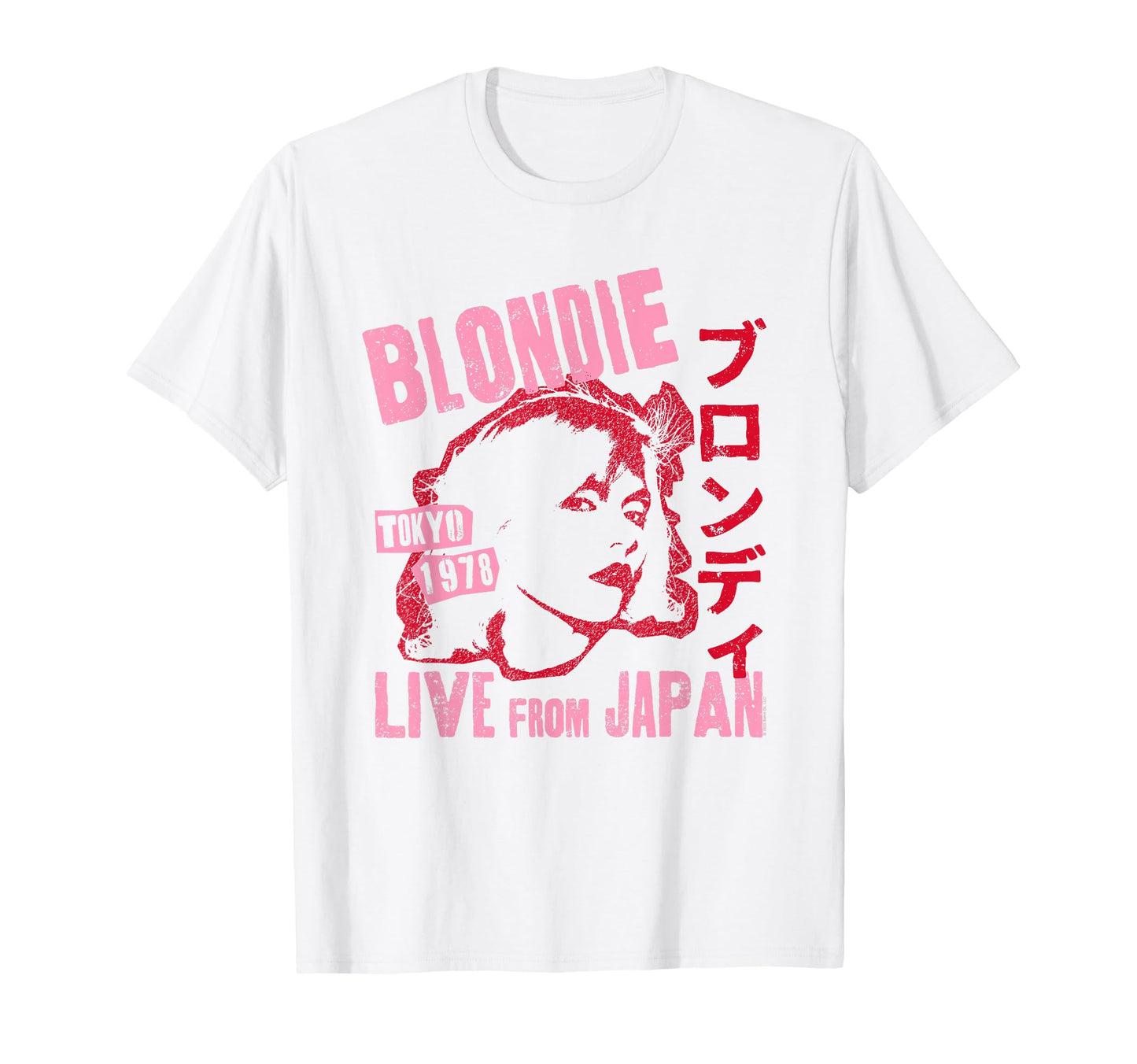 Blondie Live From Japan Flyer Band T-Shirt - Streetwear Style Unisex - T-Shirt, Sweatshirt, Hoodie