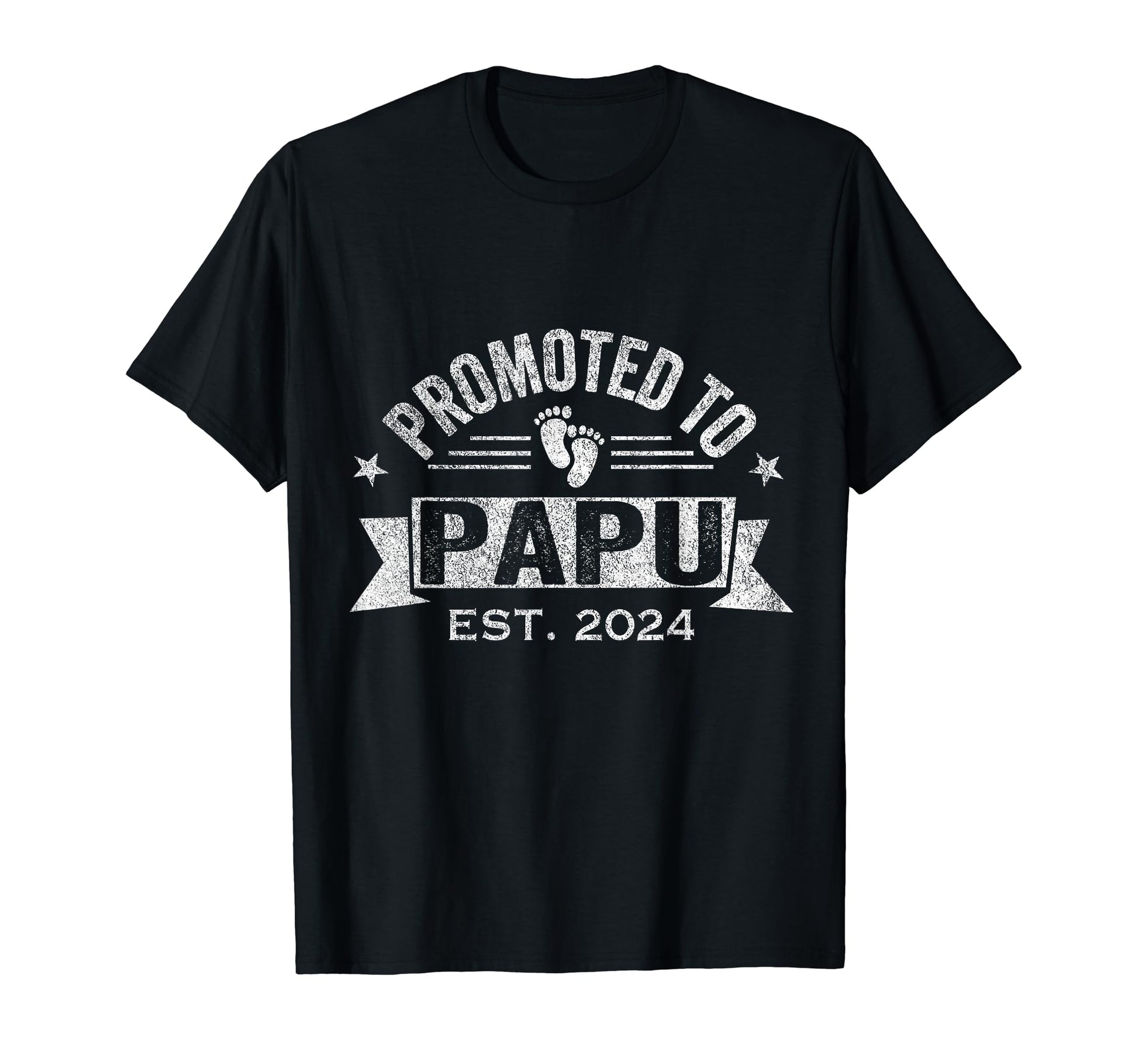 Promoted To Papu Est 2024 Greek T-Shirt - Fun Novelty Design Unisex - T-Shirt, Sweatshirt, Hoodie
