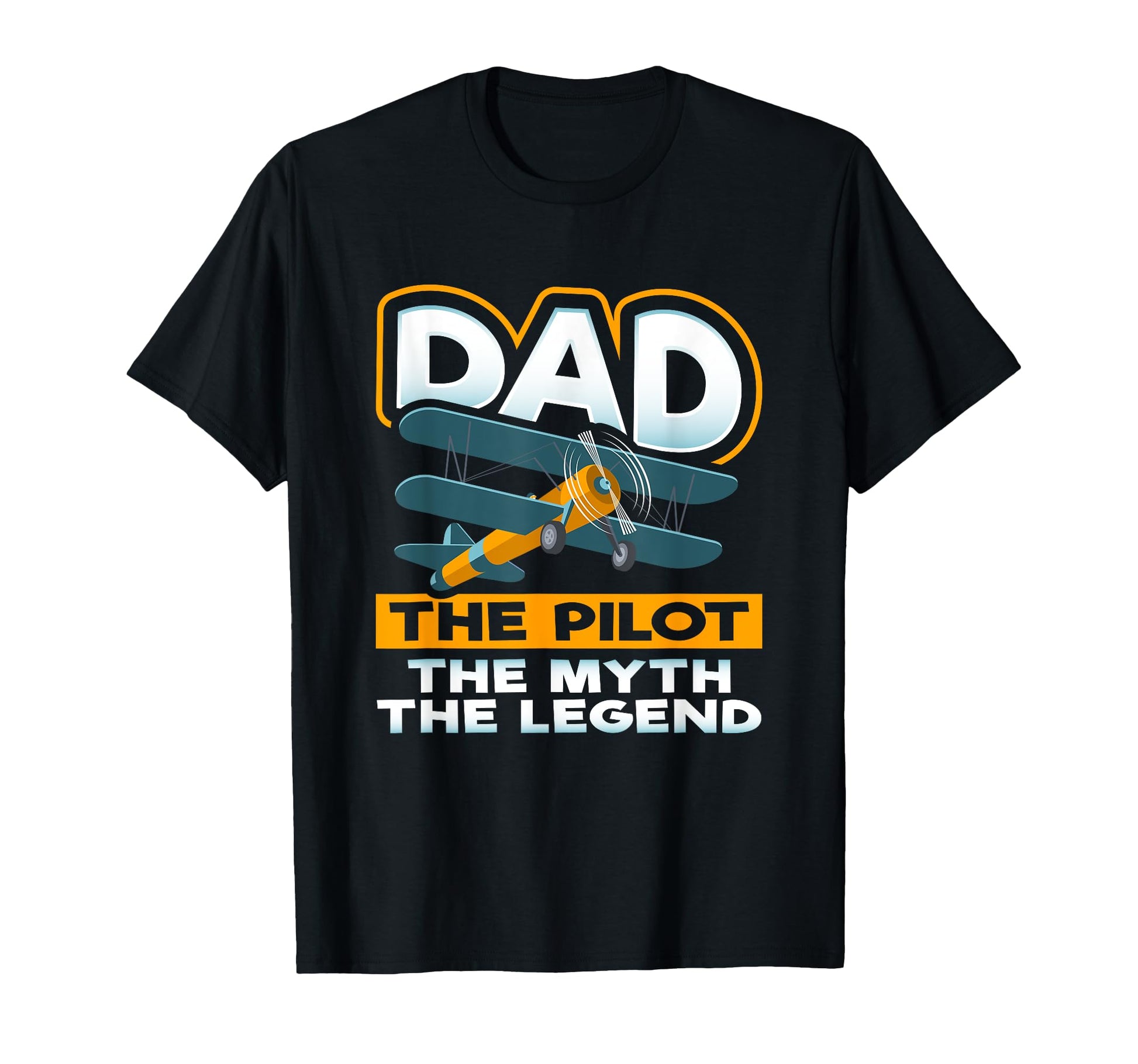 Pilot Myth Legend Aviation Dad T-Shirt - Minimalist Print Unisex - T-Shirt, Sweatshirt, Hoodie